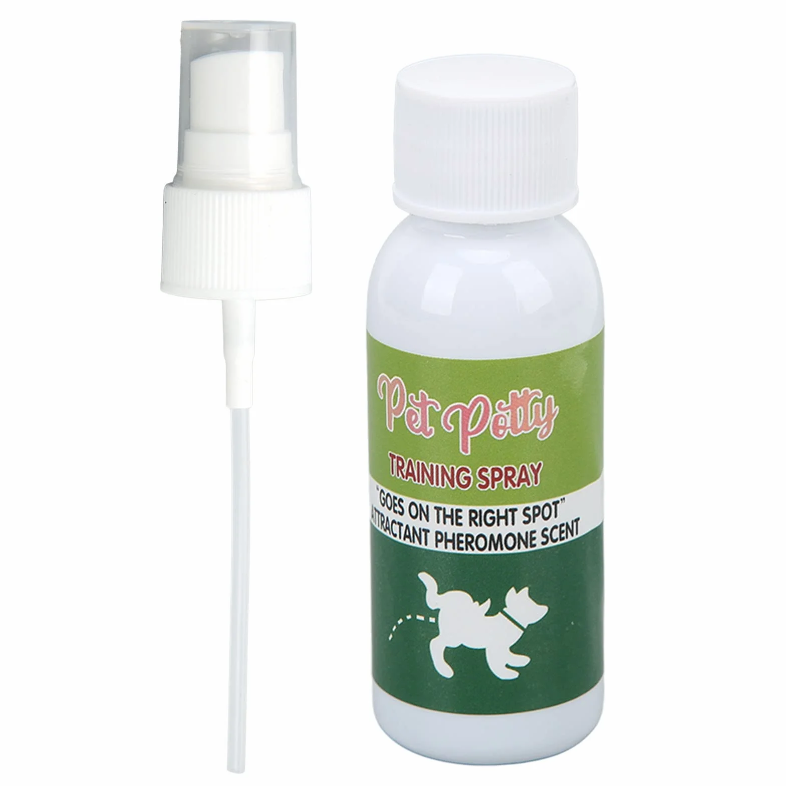 Spray d'entraînement Pot de Chien 30 Ml - Aide Chiot Portable Attire Chiens à Déféquer Spray Toilettes Facile Utiliser
