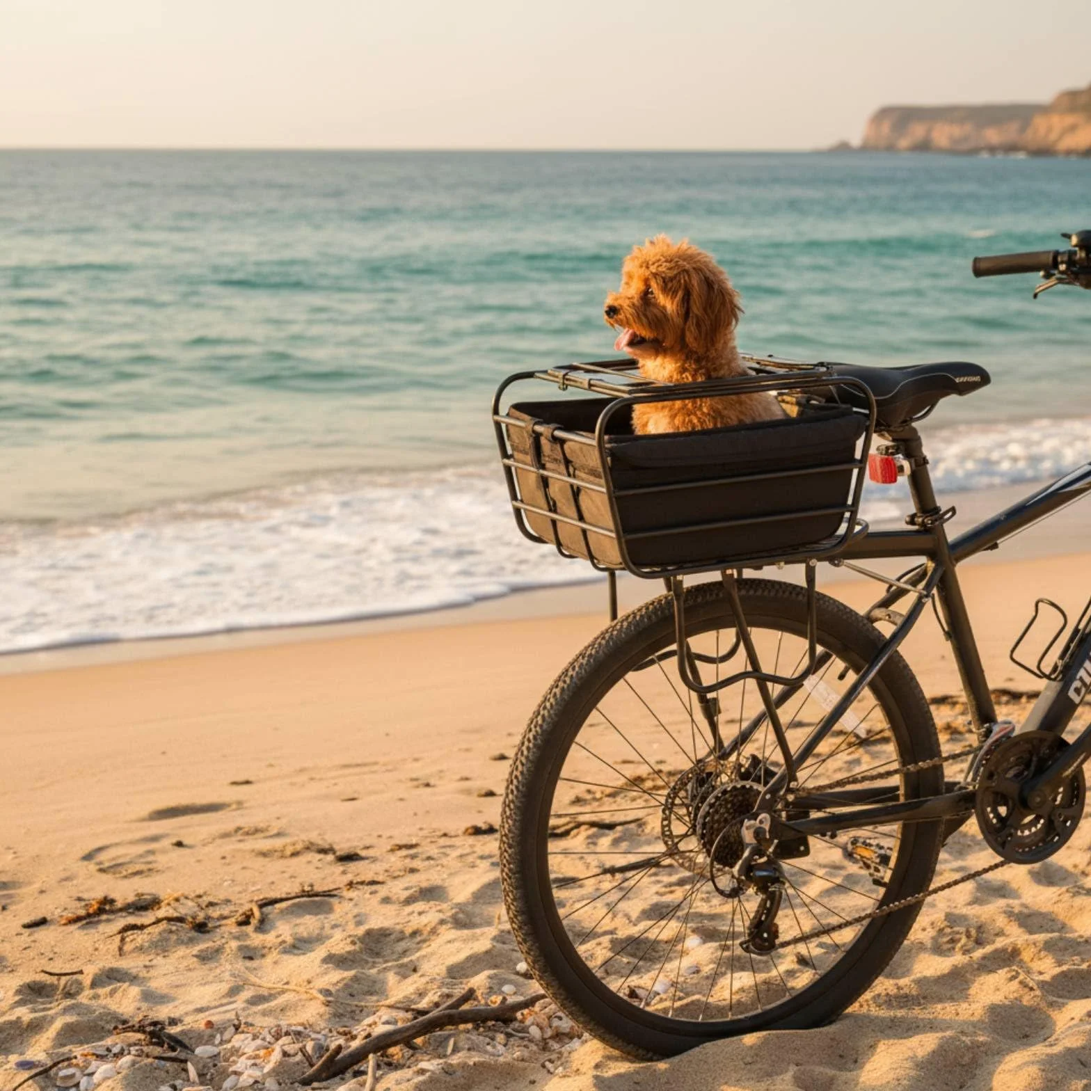 Panier pour Chien de Vélo Universel Panier de Transport pour Animaux de Compagnie Robuste et Stable