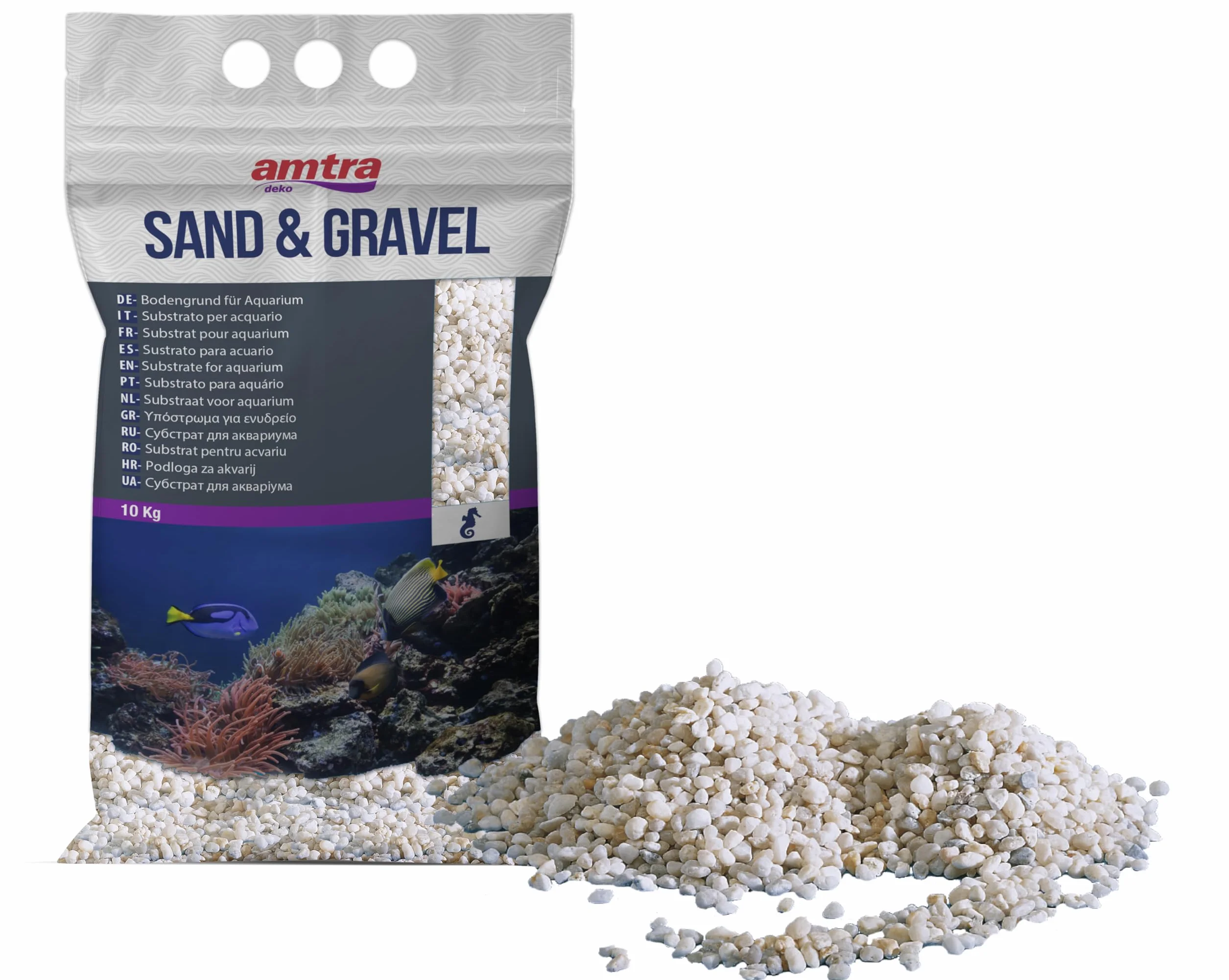 Amtra Gravel Noa 10 kg pour Aquariophilie Moyen