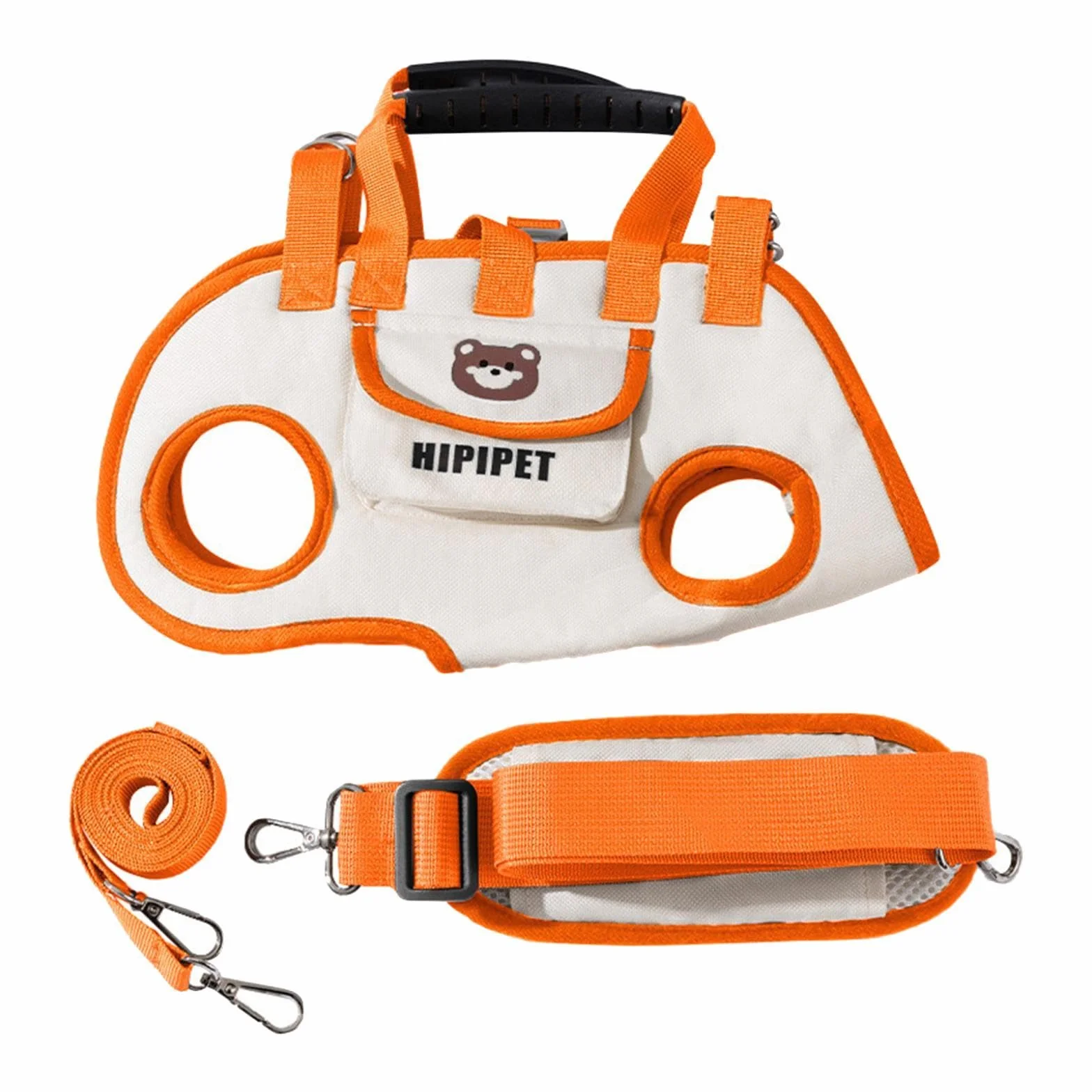 Harilla Harnais de Transport pour Chien, Sac Ergonomique Respirant avec Bandoulière Réglable, S