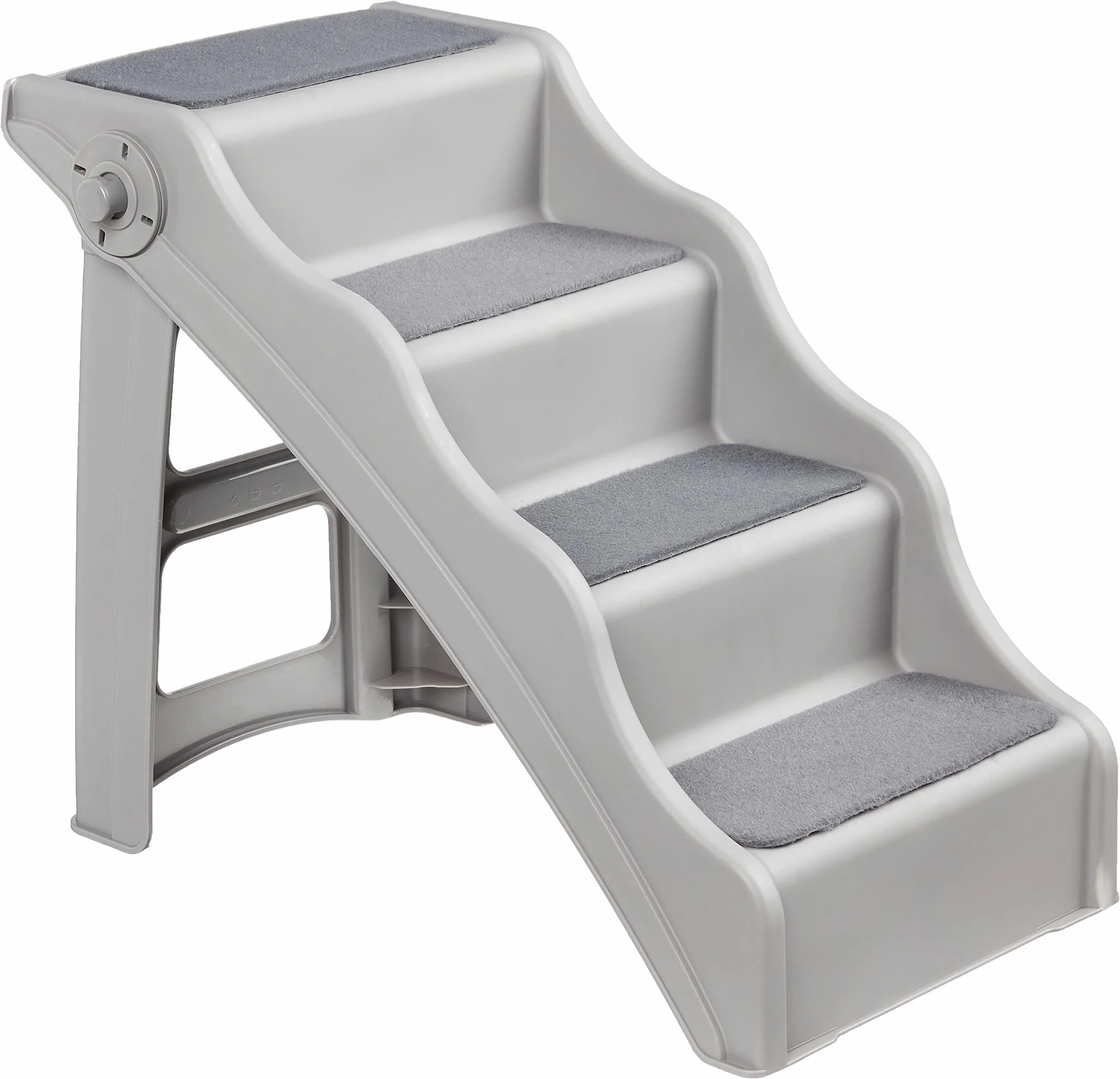 Amazon Basics Escalier pliable pour chiens et chats Gris 60.7 x 40.9 x 50.2 cm