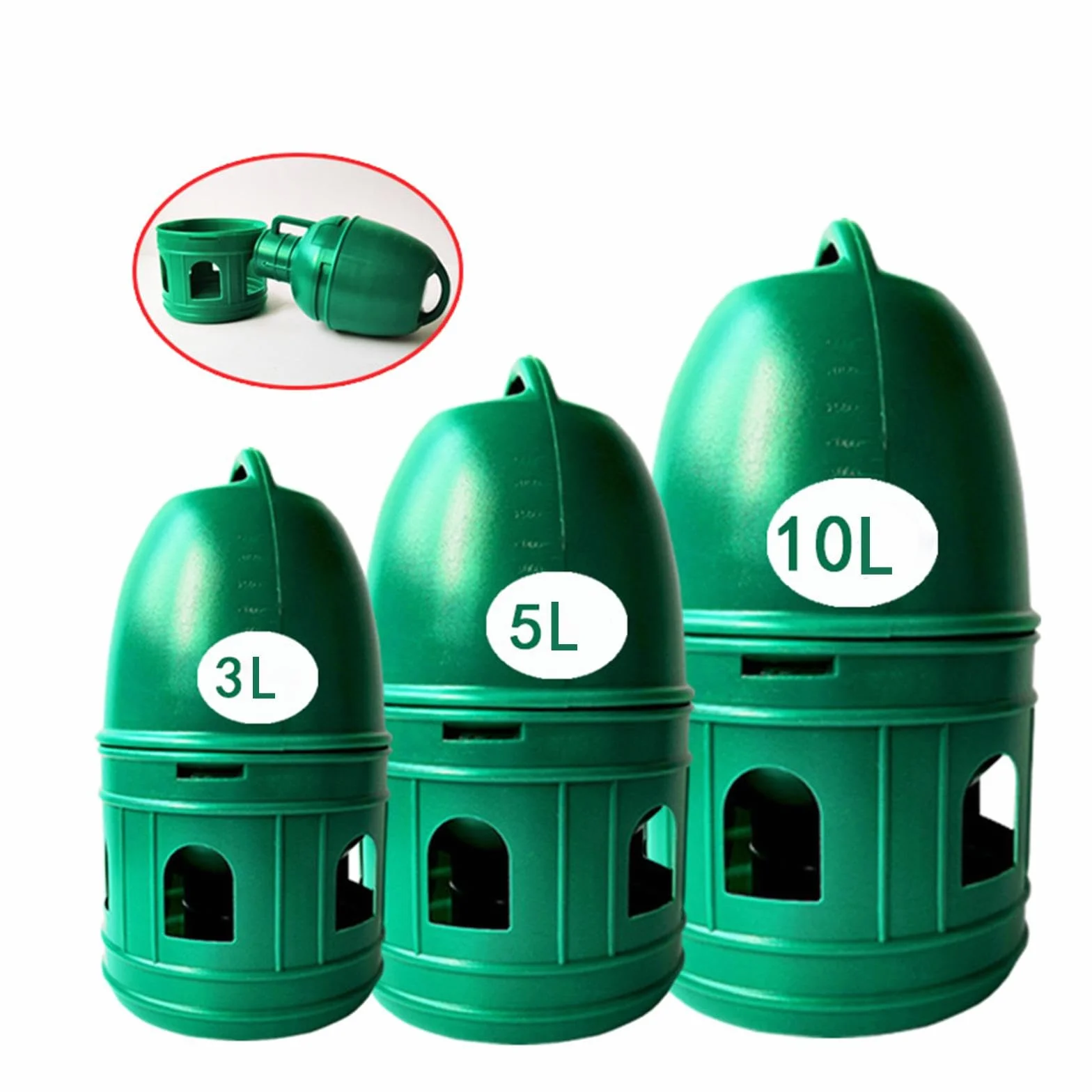 Lot de 2 distributeurs d'eau pour pigeons 1 L abreuvoir automatique amovible accessoires perruches colombes