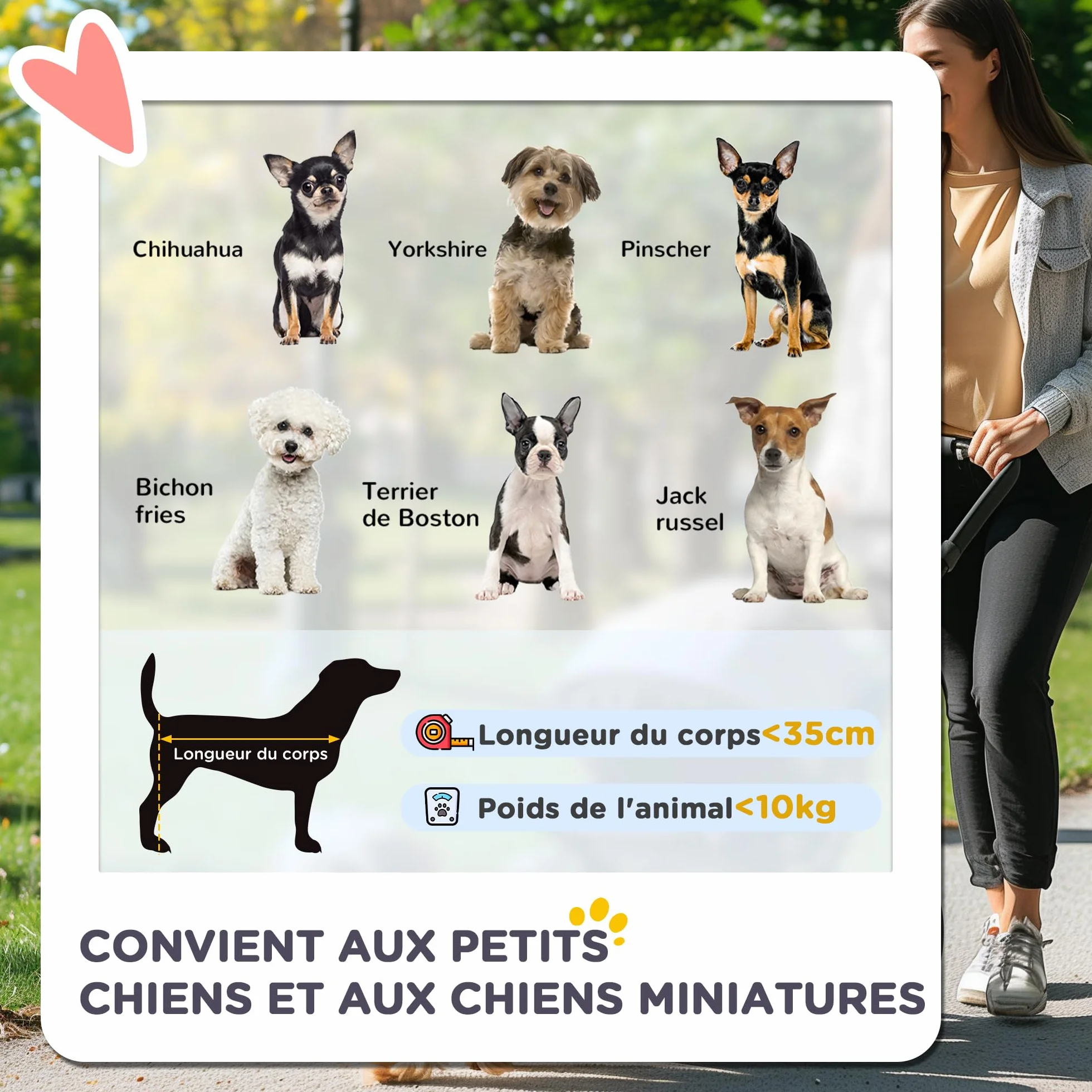 PawHut Poussette Buggy Pliable Animaux Chien Chat, Chariot Pliant avec Porte-Gobelet Panier Roues Frein, Tissu 600D Oxford, 75x45x97 cm Bleu Foncé
