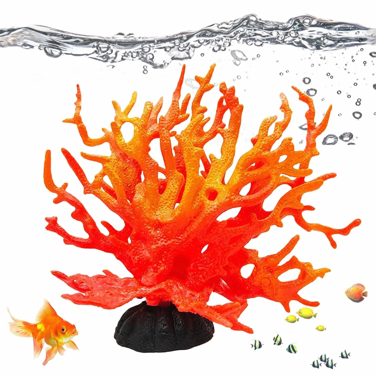 Corail Artificiel pour Aquarium Multicolore Décoration Paysage Simulation Eau Douce Marine
