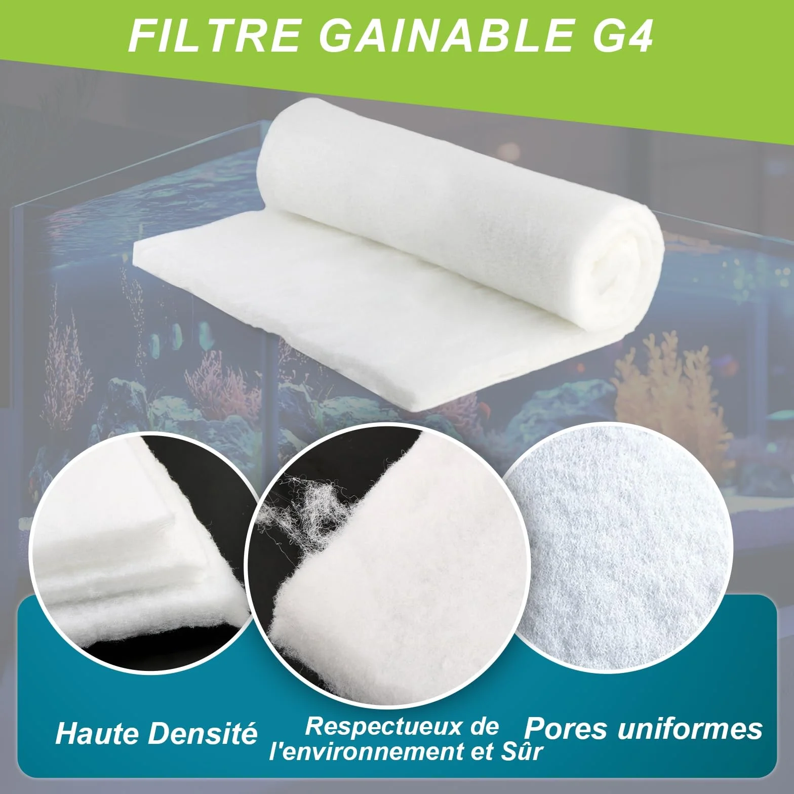 Filtre Grille de Reprise Gainable Lavable 50 x 60cm pour Industriel Poussière