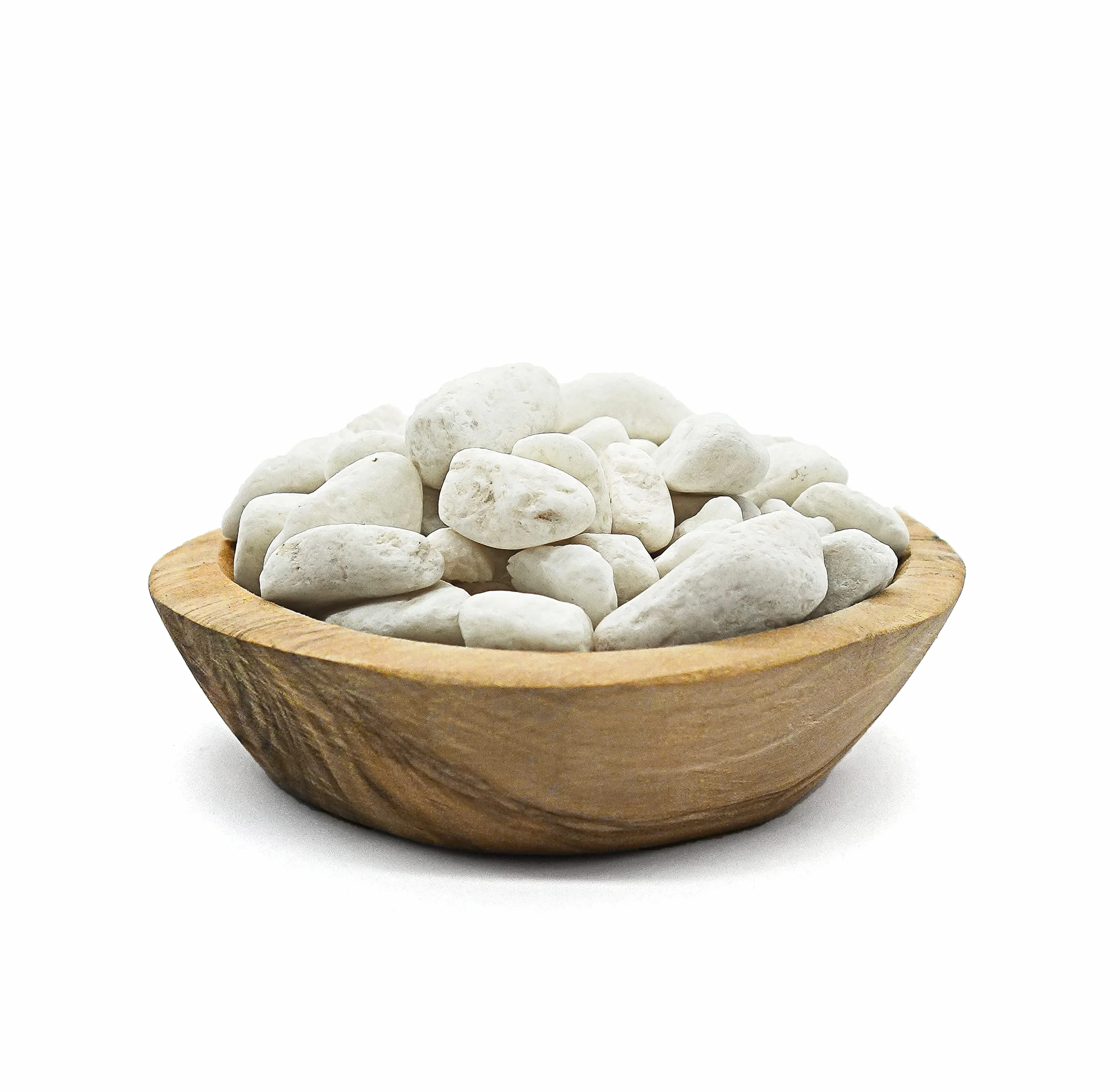 Galet Blanc 1,8kg Cailloux Décoratif Jardin Gravier Extérieur 6-10 mm