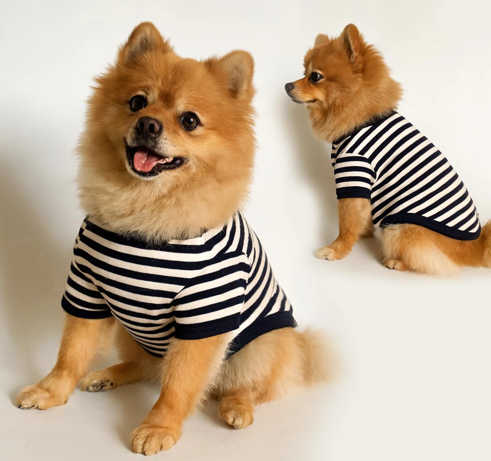 T-Shirt d'été pour Chien en Coton Doux Respirant sans Manches, 2 Pièces, Noir Gris XL