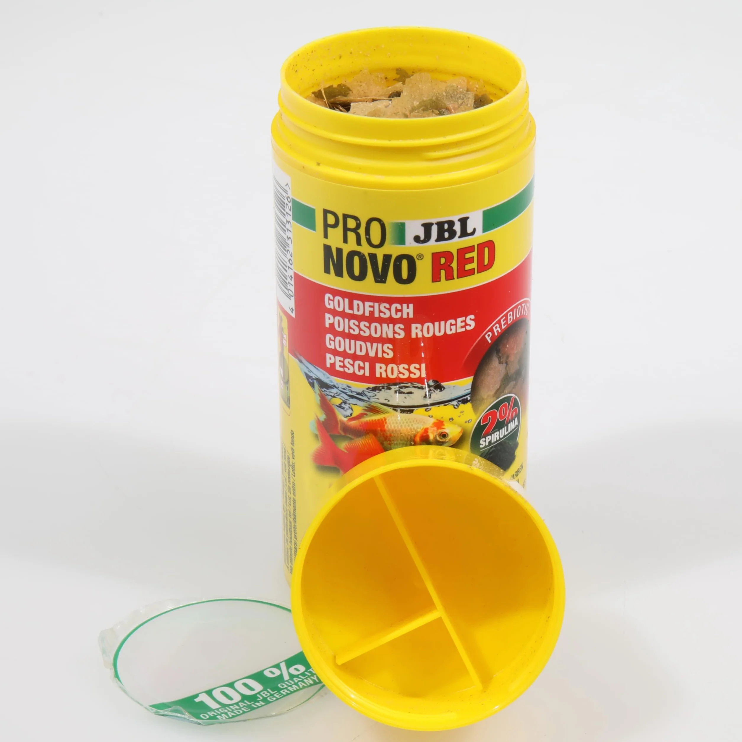 JBL PRONOVO RED FLAKES Aliment Base Poissons Rouges 8-20 cm Flocons taille M 250 ml