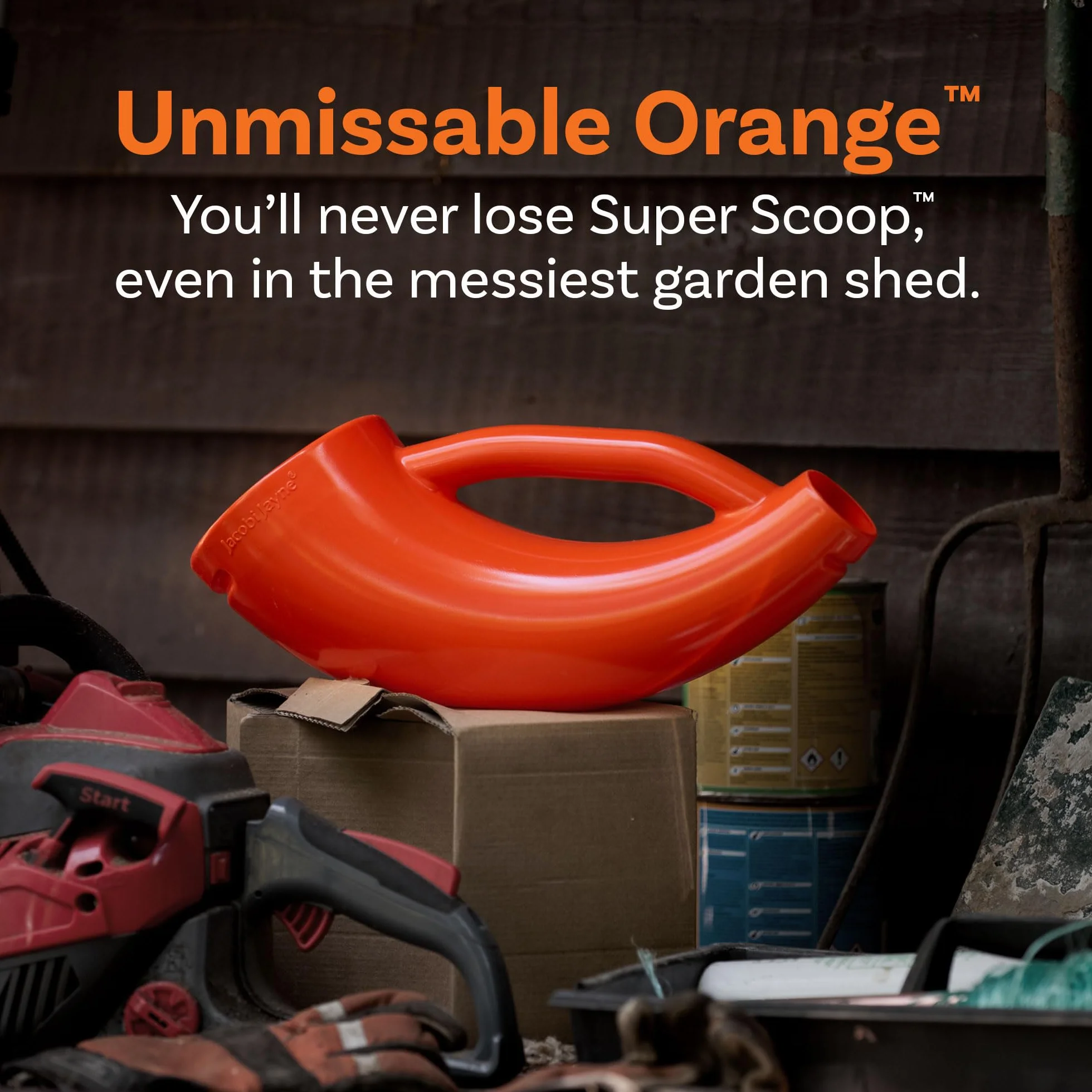 Jacobi Jayne® SuperScoop™ Cuillère à graines pour oiseaux – ramasser, transporter et verser sans renverser