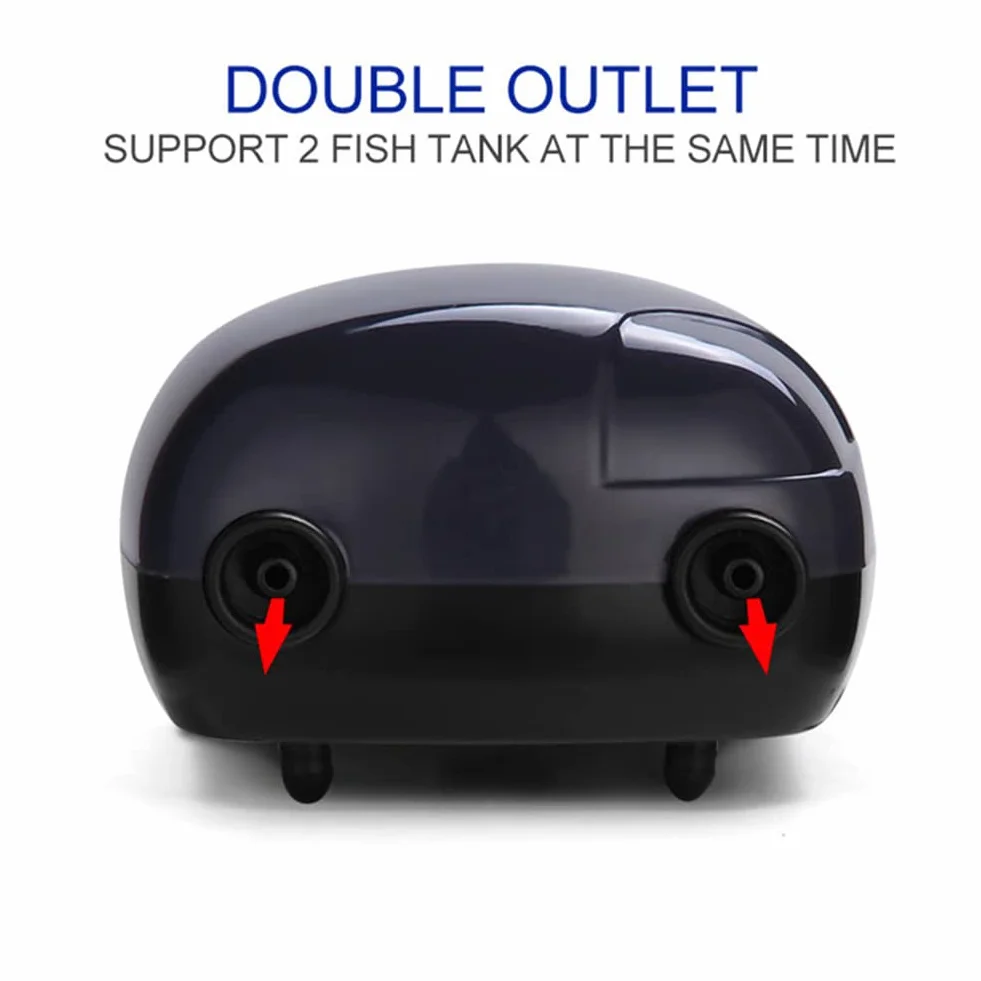 Pompe d'oxygénation Fishbowl Ultra-silencieuse 220V 3W 5W pour Aquariums RS-390 Prise européenne