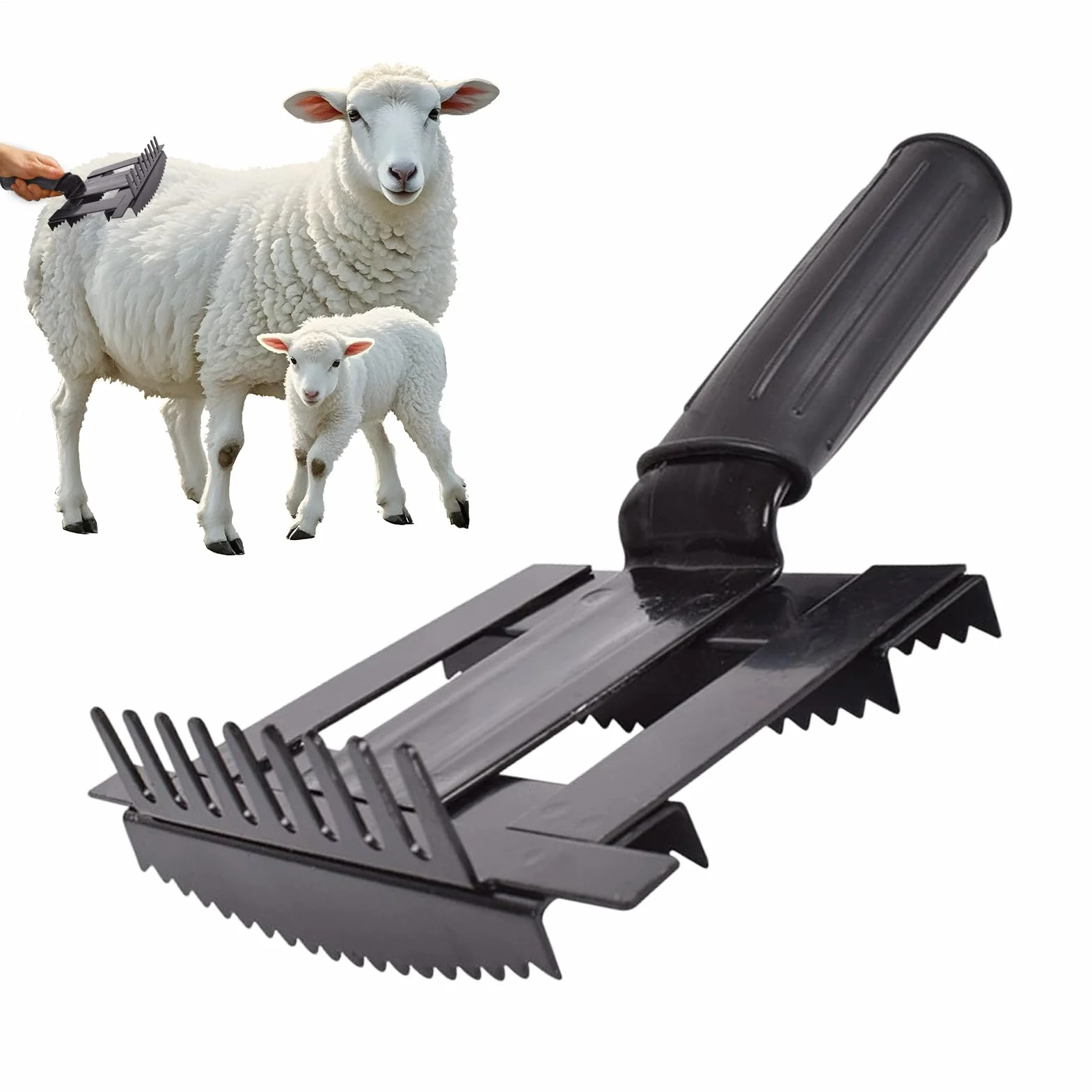 Brosse de soin pour animaux désépaissir les poils bétail chèvres moutons