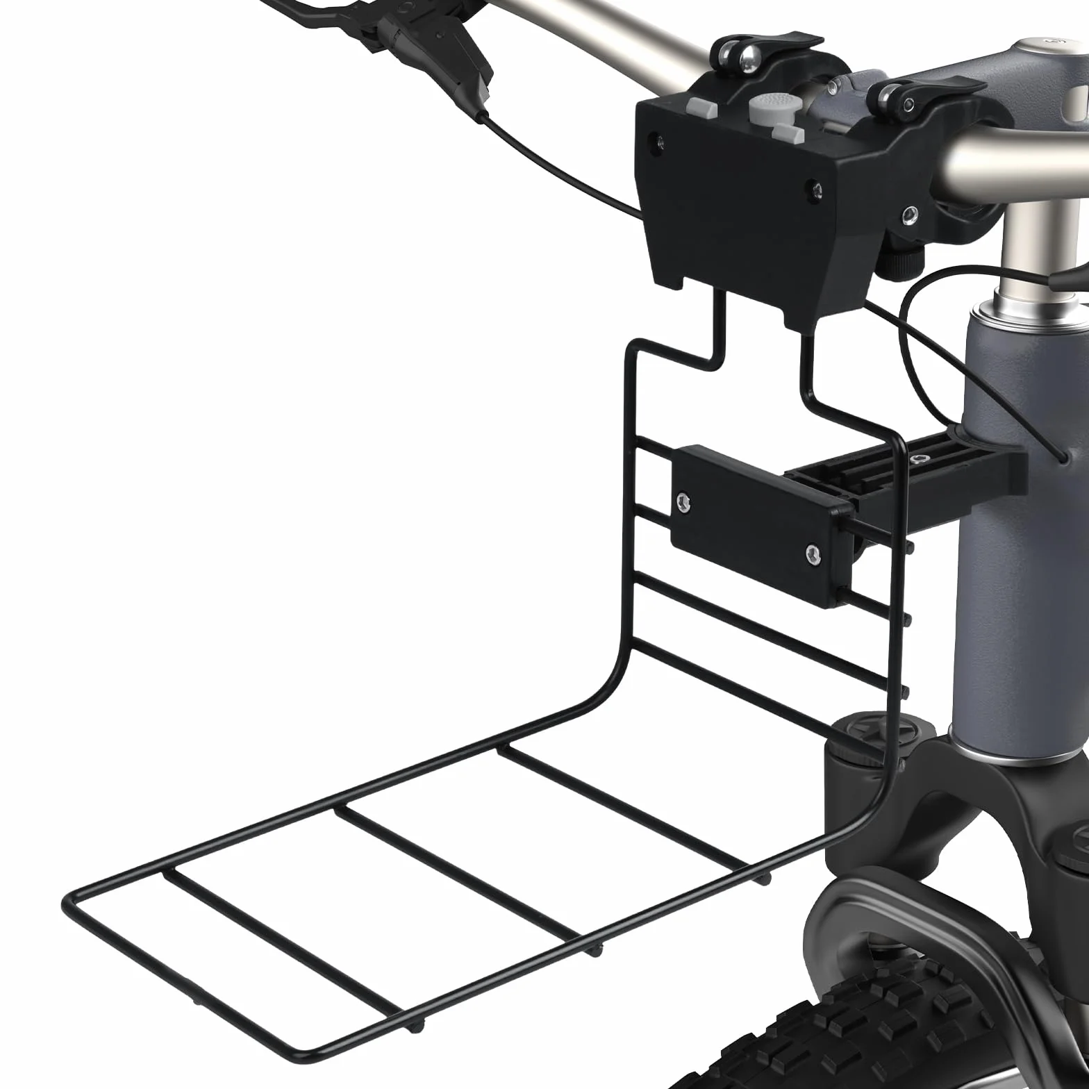 Support en forme de L Φ55 mm pour vélo animaux de compagnie POM métal 10 kg