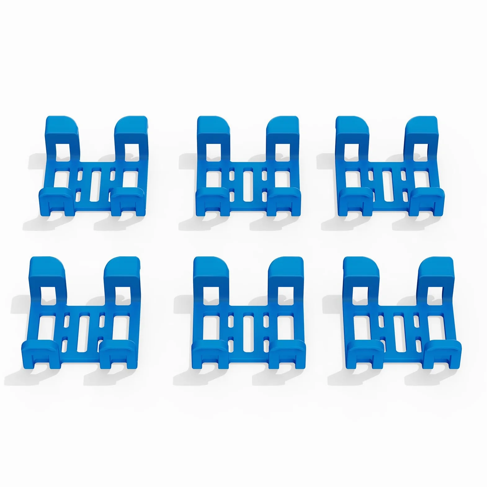Lot de 6 clips en caoutchouc pour traceur GPS pour chiens compatibles avec le traceur de localisation des animaux de compagnie Tractive GPS