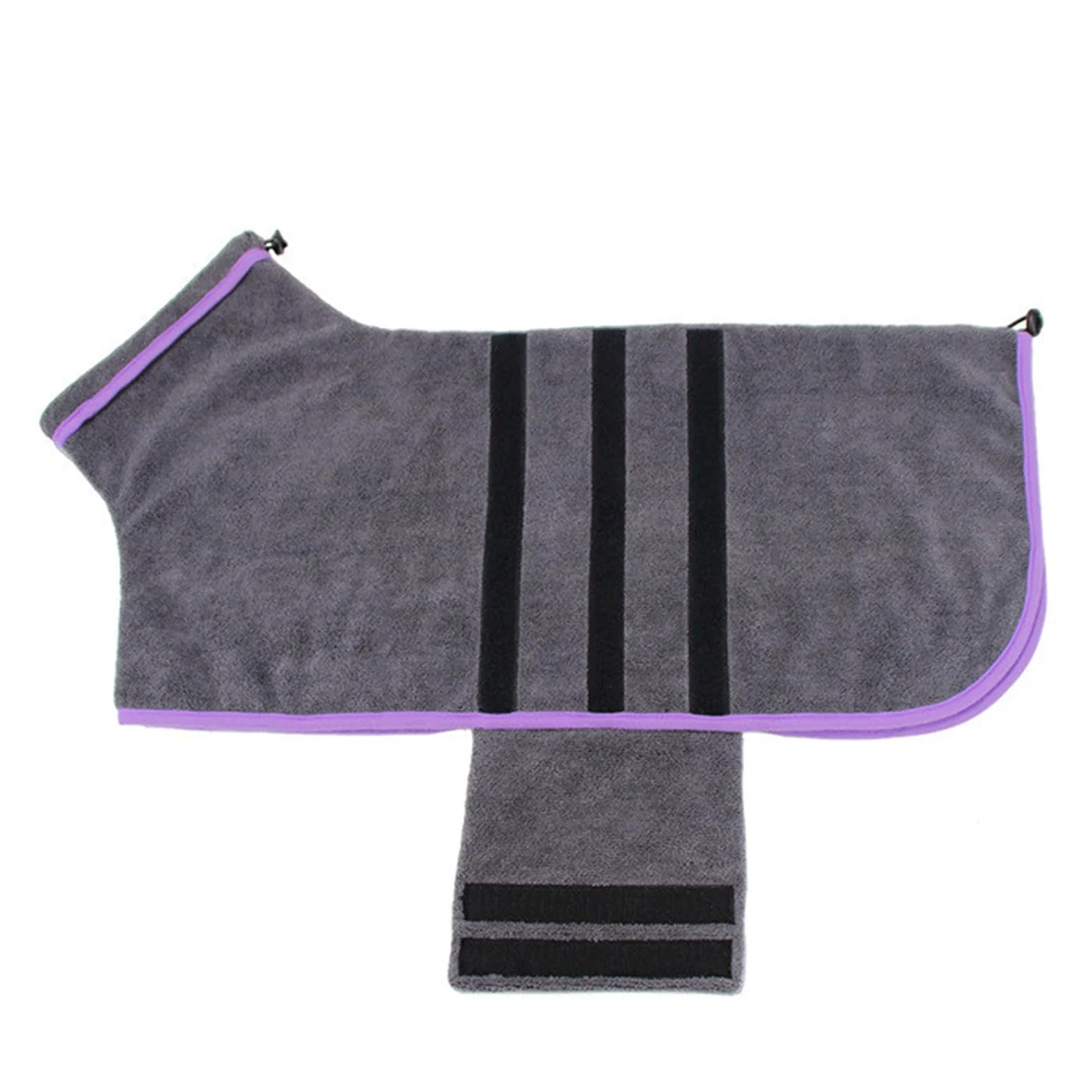Peignoir Séchant pour Chien Serviette en Microfibre Douce à Séchage Rapide | Robe De Bain Pour Chien Idéal pour le Toilettage à la Maison, les Voyages, l'Hiver, la Baignade, les Jours de
