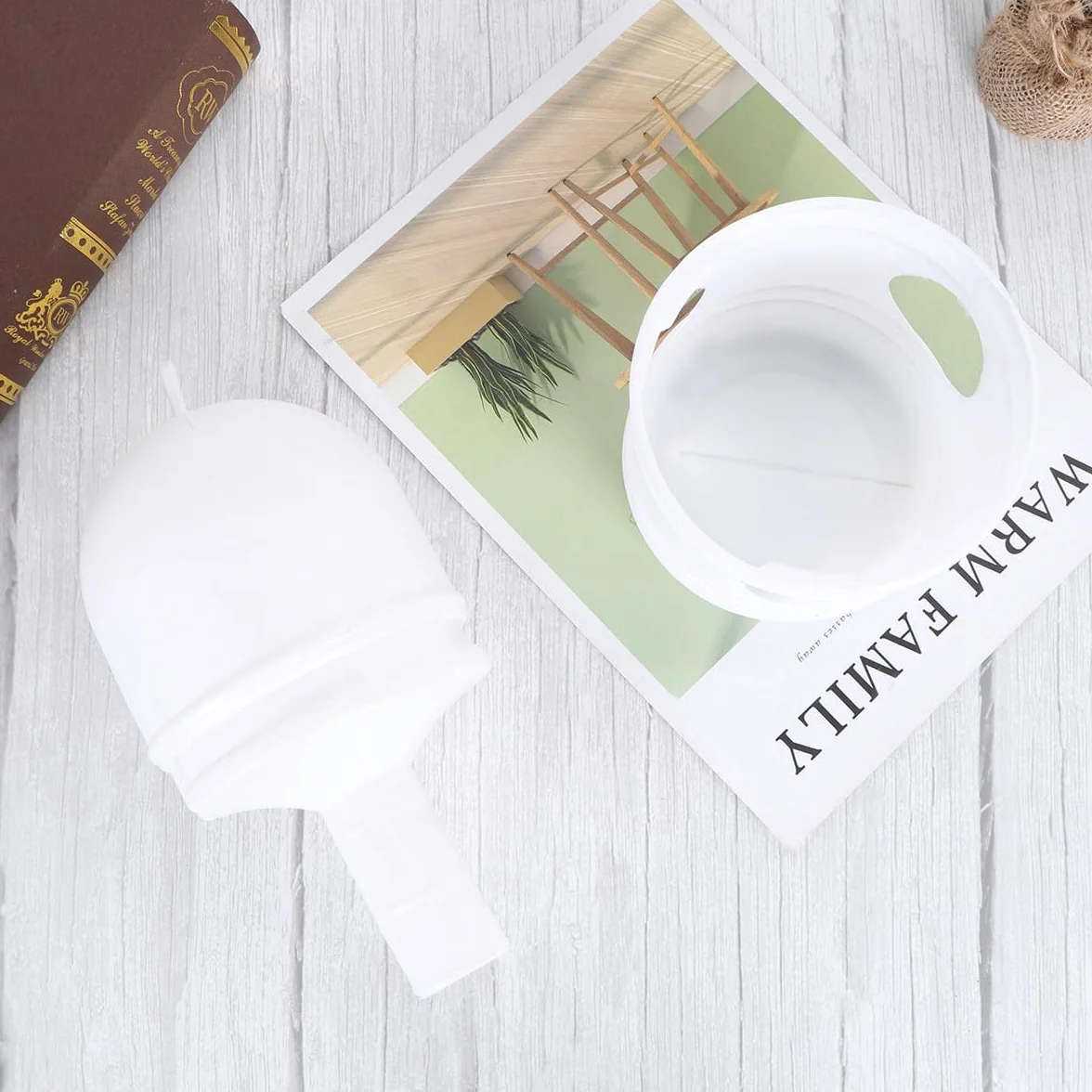 Abreuvoir pour Pigeons 1 L Plastique Blanc Mangeoire Oiseaux Faisans Distributeur d'Eau Intérieur Extérieur