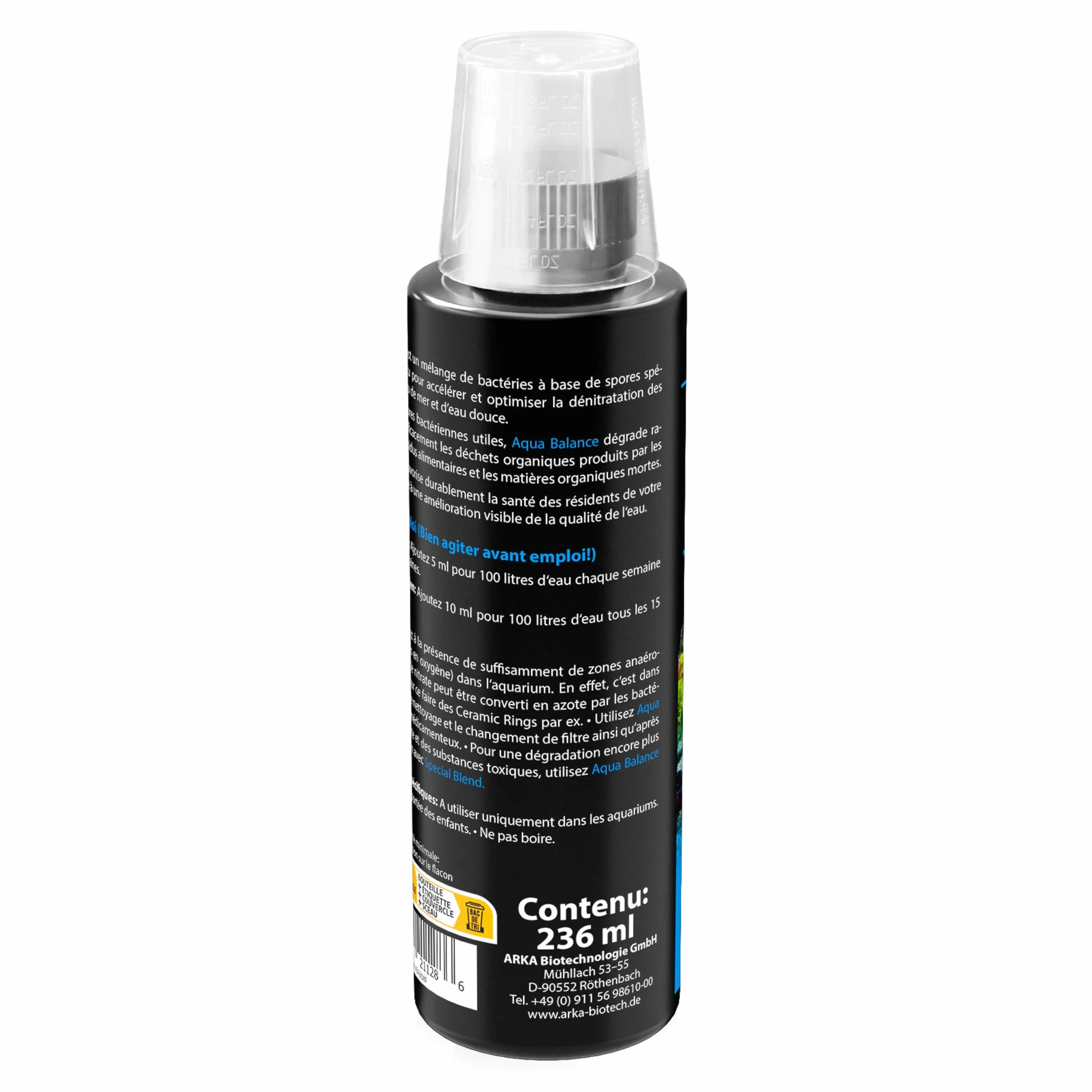 MICROBE-LIFT Aqua Balance Nettoie aquarium réduit nitrates eau douce eau de mer