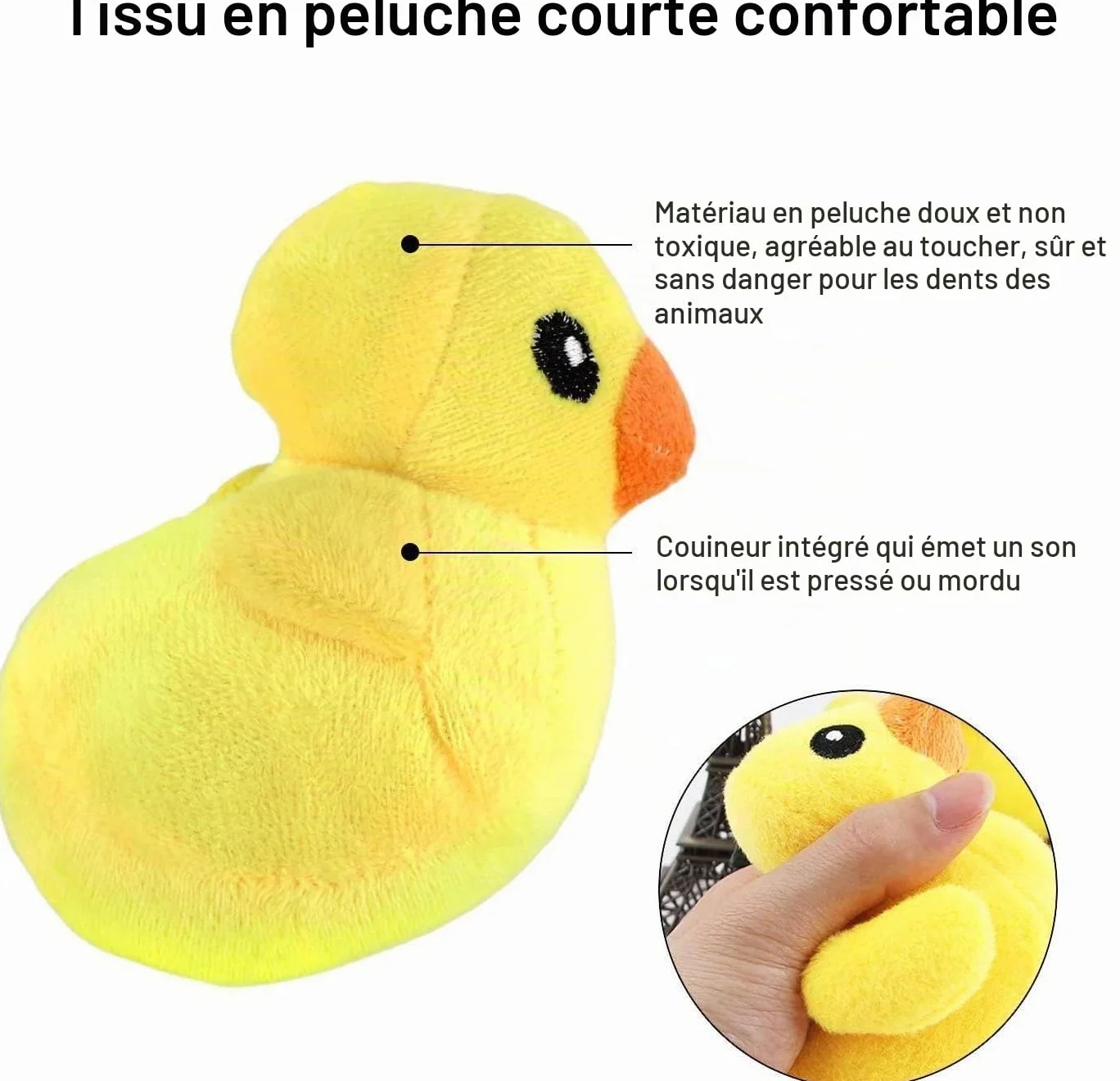 Legend Sandy Lot de 14 Jouets couineurs en Peluche pour Chiens Fruits Légumes
