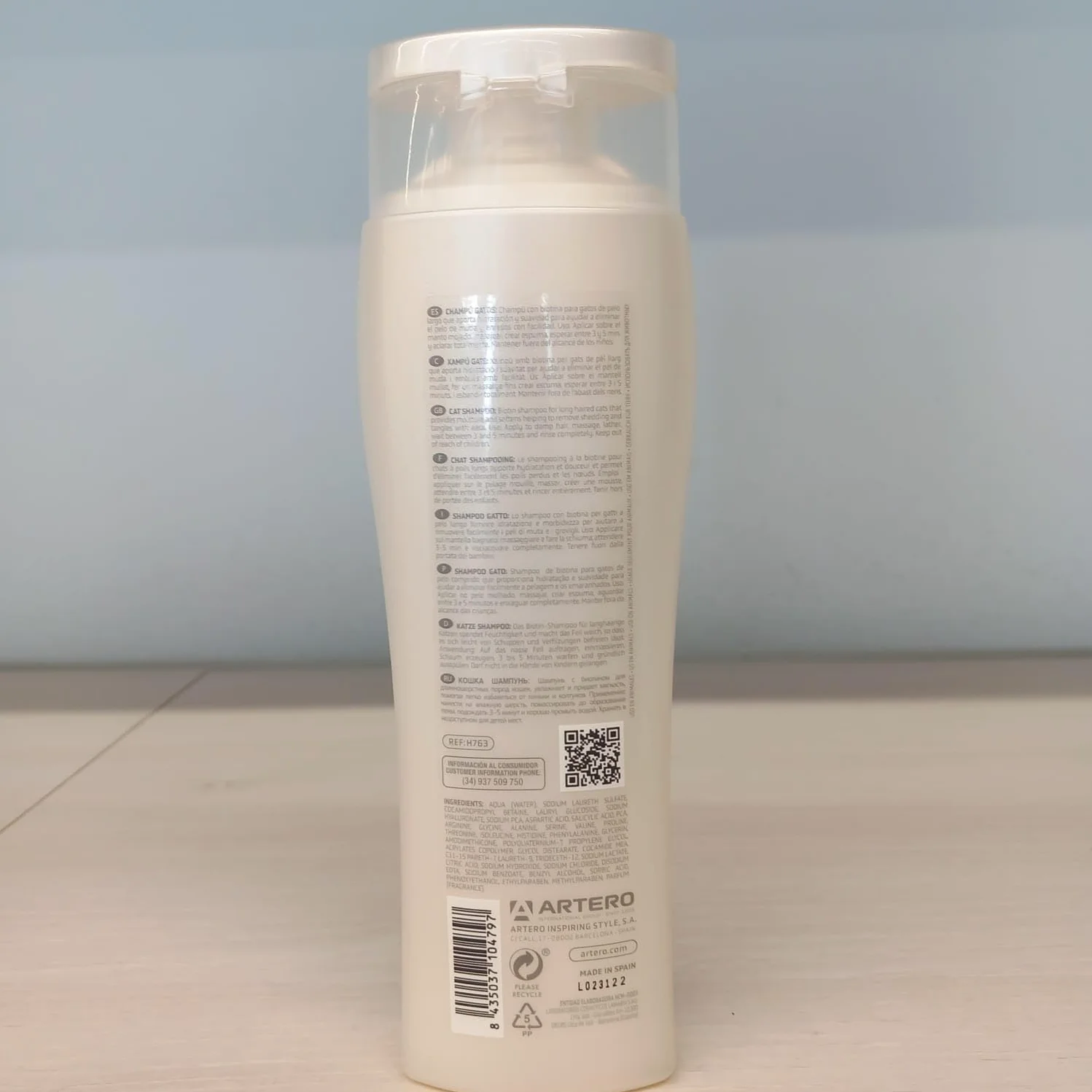 Artero Shampooing 4Cats Longhair pour chats