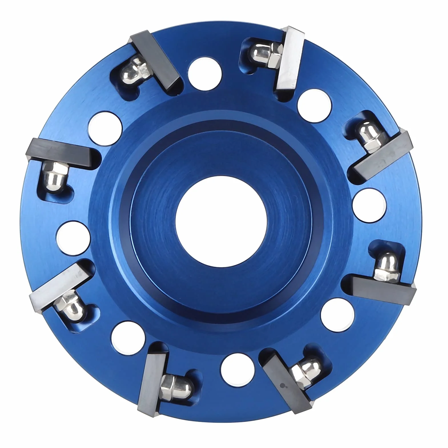 KIMISS Disque de de Sabot de Bétail en Alliage d'aluminium à 8 Lames pour Meuleuse d'angle – Outil de de Sabot de Vache Efficace avec Lames à 2 Côtés et Dissipation Thermique Améliorée