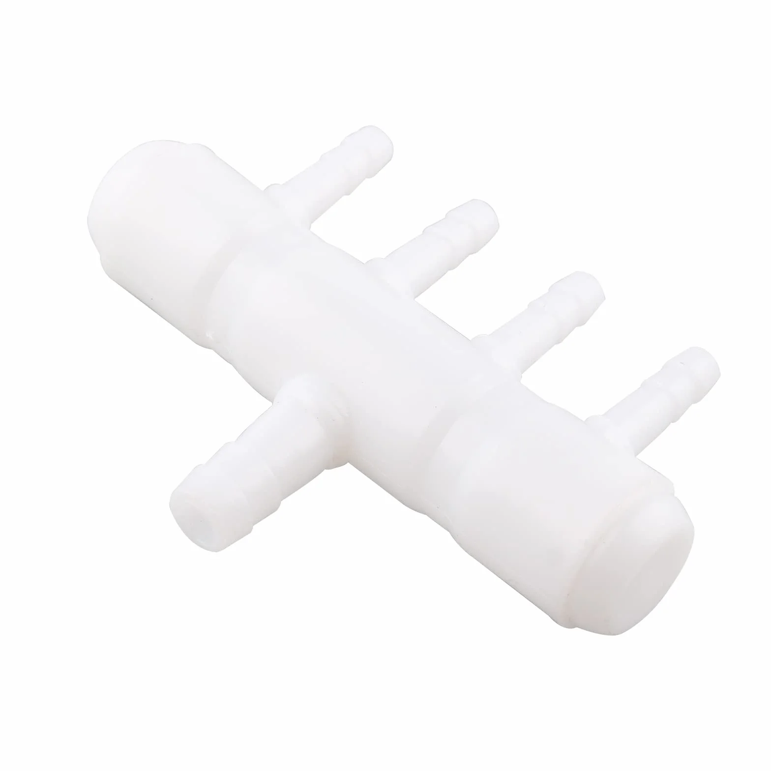 Lot de 2 séparateurs de débit d'air en Plastique pour Aquarium, Bassin, Pompe à air (4 connecteurs)