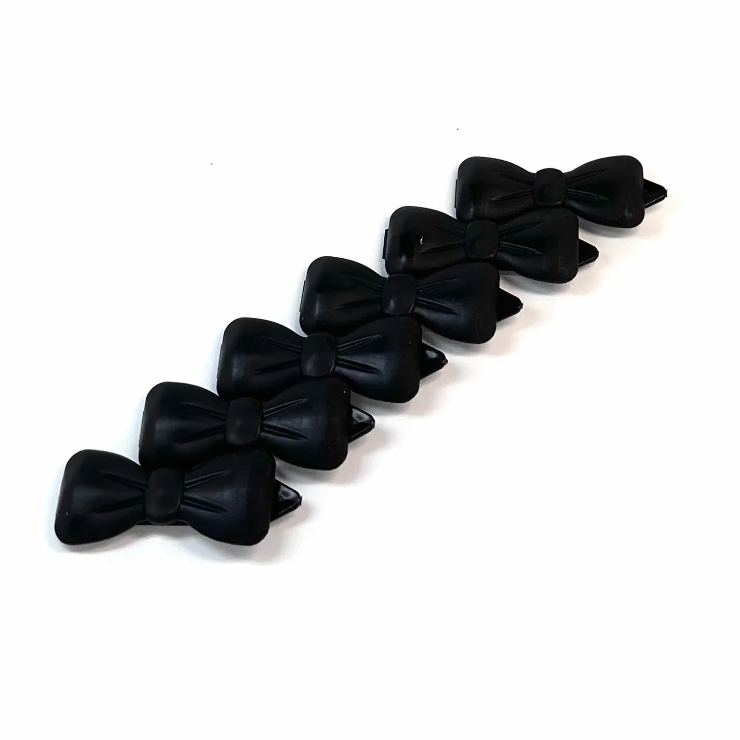 Barrettes à cheveux pour animaux de compagnie Lot de 6 Noir 18