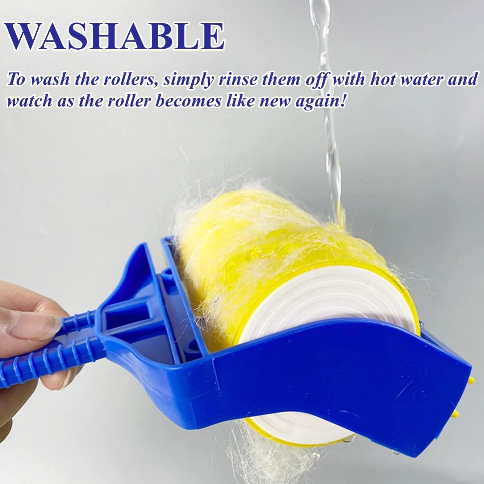 spirado Brosse pour Poils d'Animaux sur Vêtements, Rouleau Astik Réutilisable