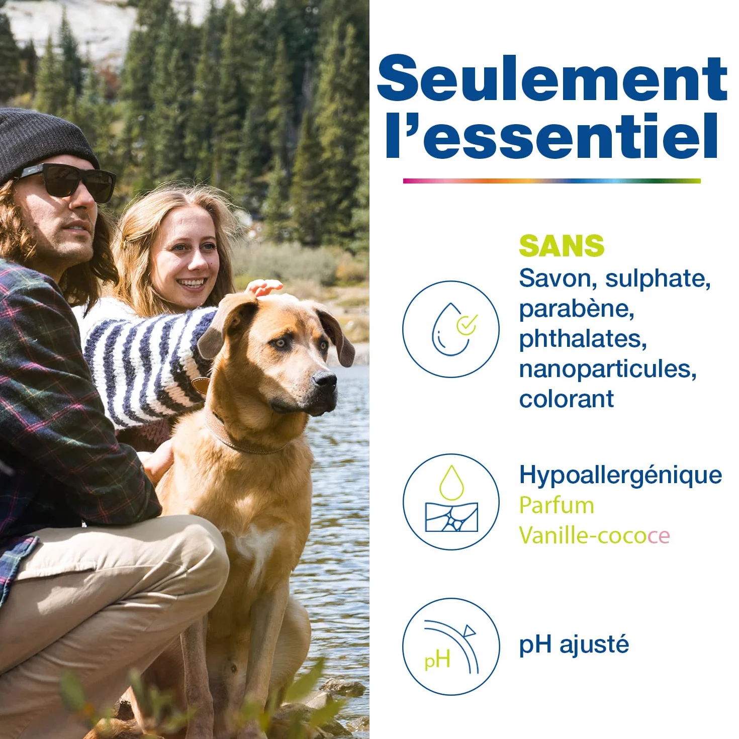 DOUXO S3 SEB Shampooing Anti-Odeur et séborégulateur, pour Chiens et Chats avec des pellicules, Poils Gras et Mauvaises odeurs pour Chiens et Chats, 500ml