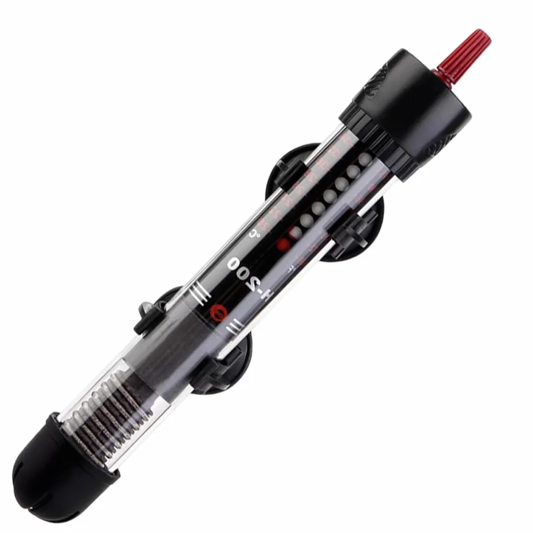 Chauffage d'Aquarium 25W Chauffage Aquarium 30L Résistance Aquarium,Chauffage en Verre Submersible Température,Réglable Chauffe-Aquarium avec Ventouse Chauffage,pour Aquarium de Poissons et de Tortues