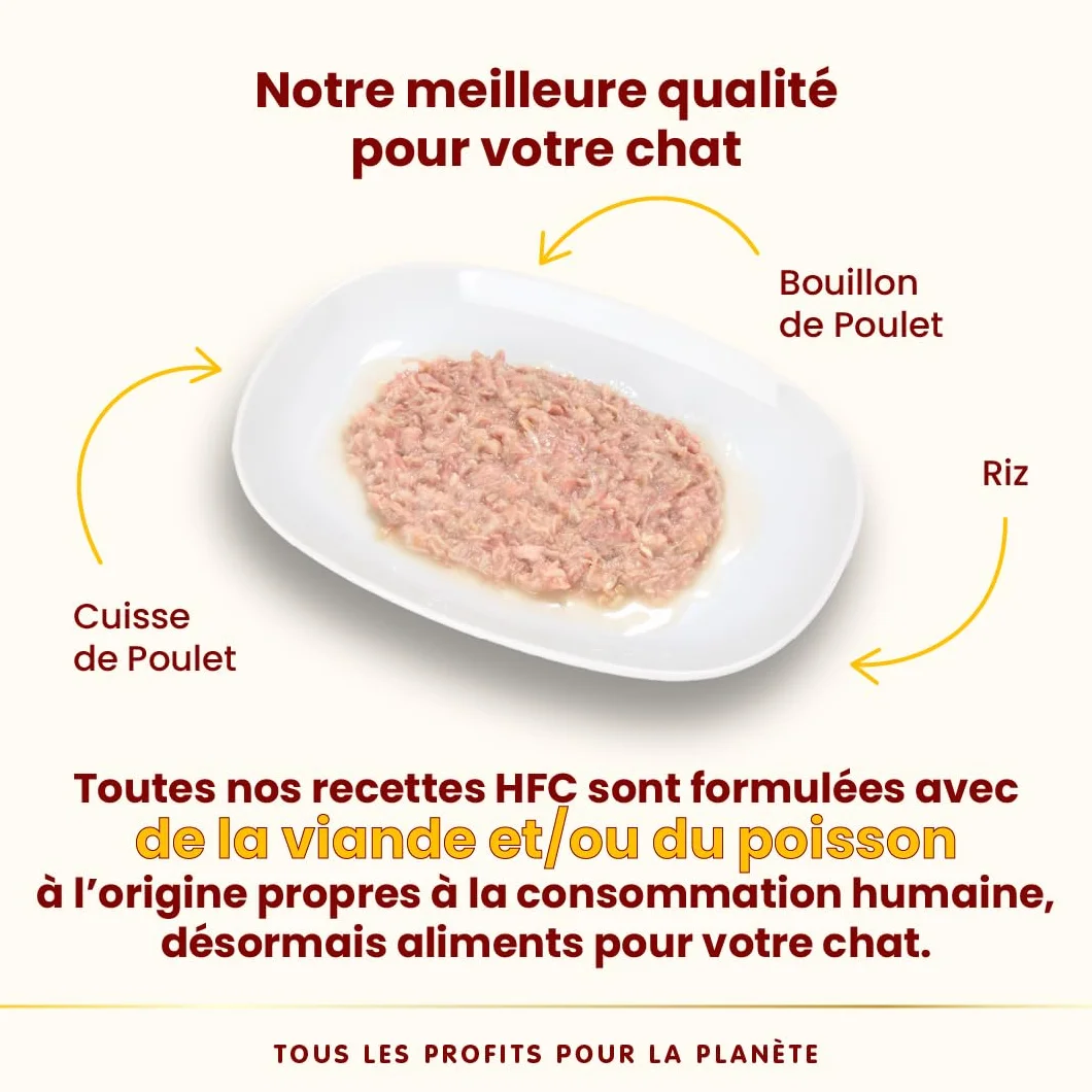 almo nature HFC Natural Aliments Humides pour Chats Poulet 70g Lot de 6