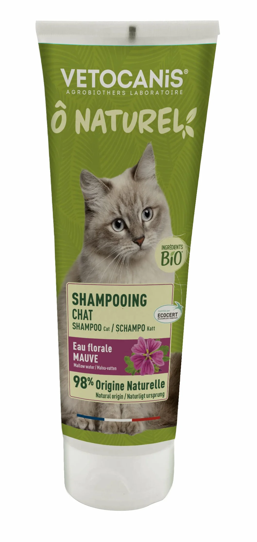 VETOCANIS Ô Naturel Shampoing Chat Vegan 250 ML