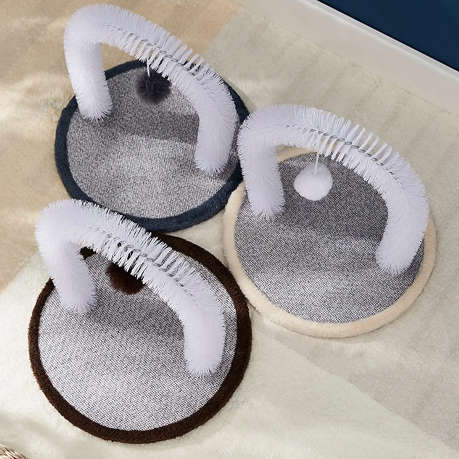 Brosse à poils de visage pour chat, gratte-dos, masseur durable pour chatons