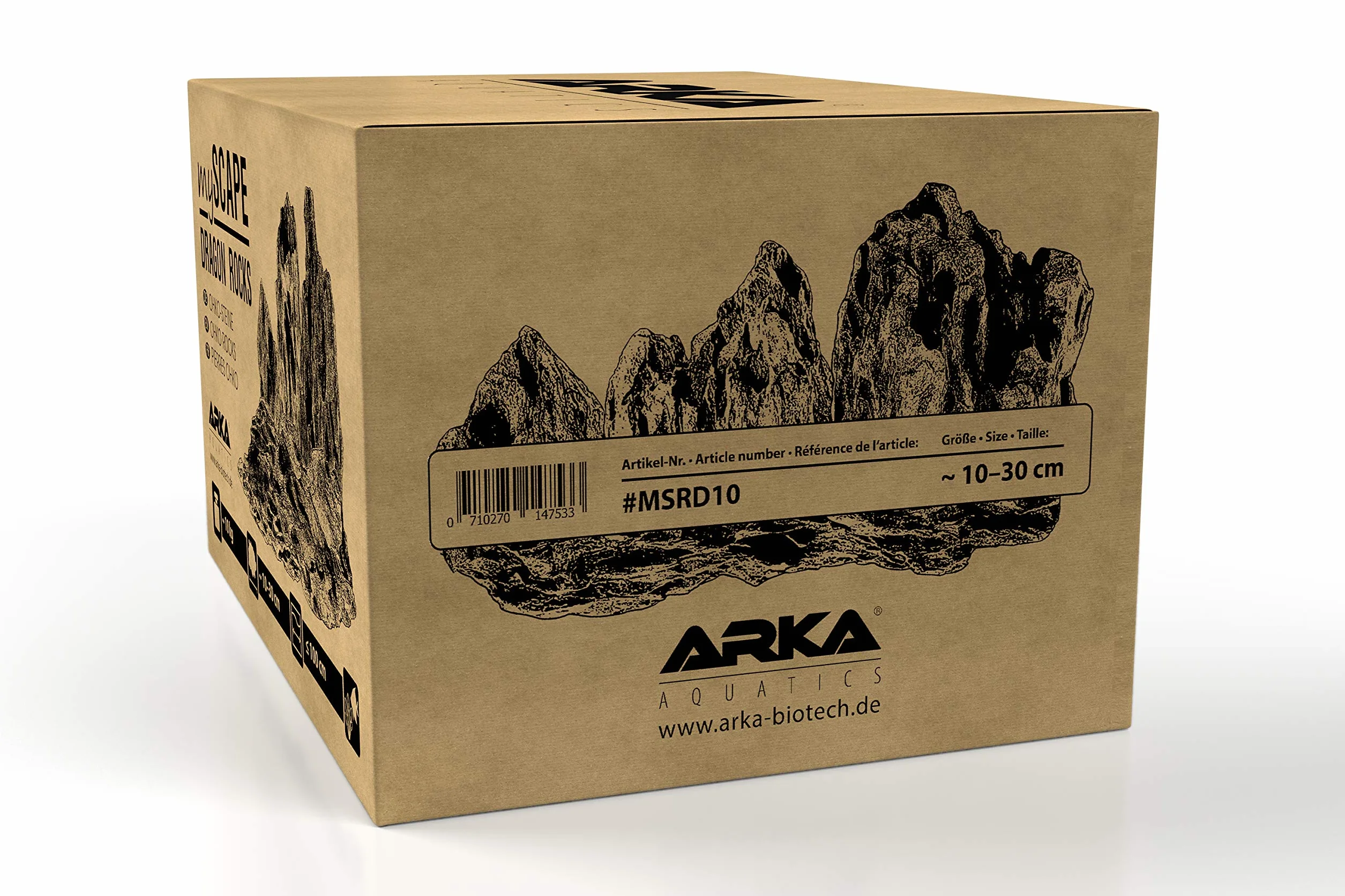 ARKA Pierres Dragon Naturelles 10 kg mySCAPE décor Aquarium aquascaping 10–30 cm pour paysages spectaculaires