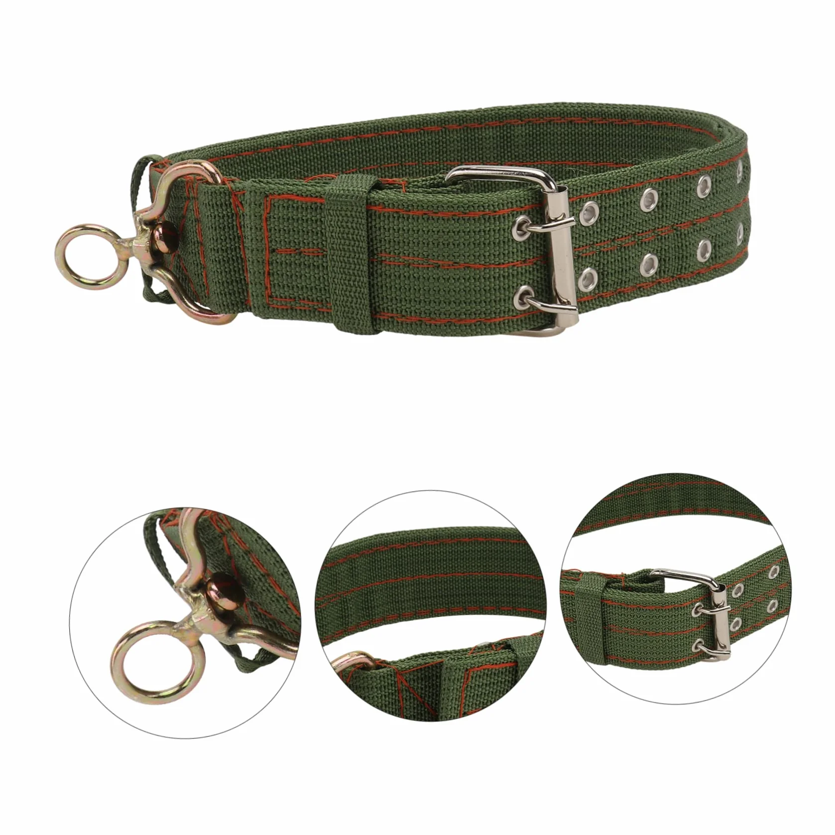 ifundom Collier Épais pour Animaux de Ferme Collier Ajustable Toile pour Moutons Vaches et Chevaux Confort et Sécurité Fourniture Durable