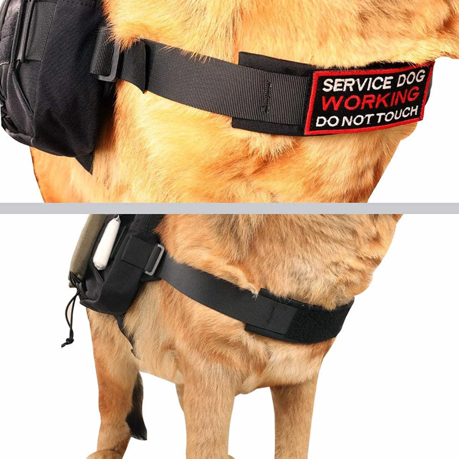 EXCELLENT ELITE SPANKER Sac à Dos pour Chien Hound Sac à Dos de Selle Voyage Camping Randonnée Chiens Moyenne Grande Taille 2 Poches latérales BLK-L