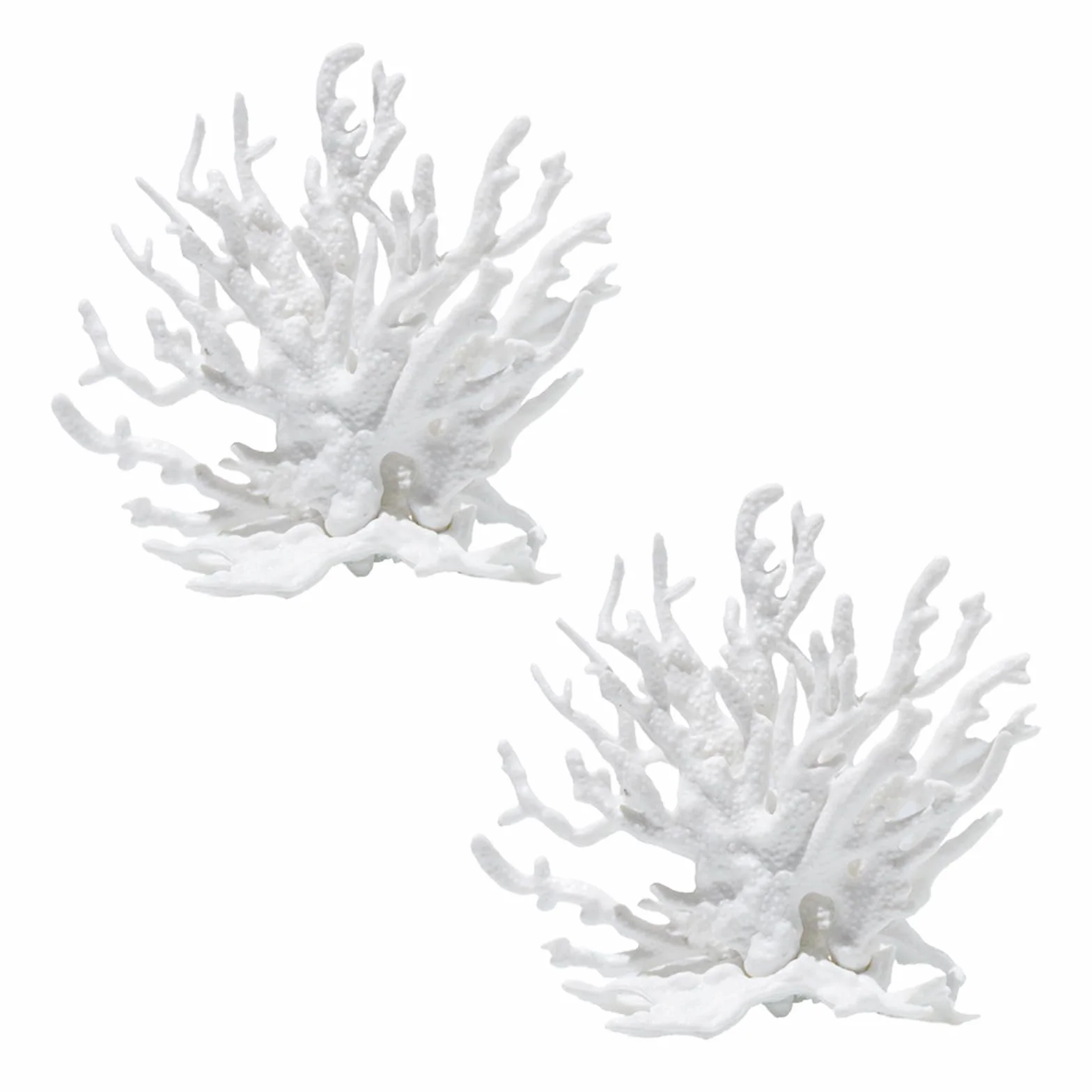 Faux Corail Artificiel 2 Pièces 9x4x8.5cm Décoration Aquarium