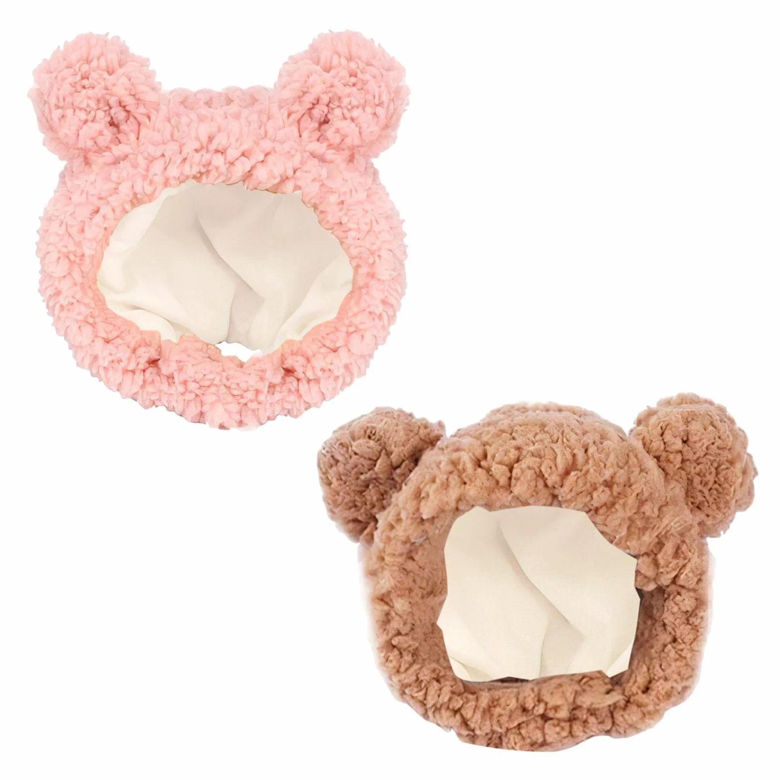 Chapeaux De Chat En Forme D'Ours 2 Pièces, Accessoires De Déguisement Pour Animaux De Compagnie