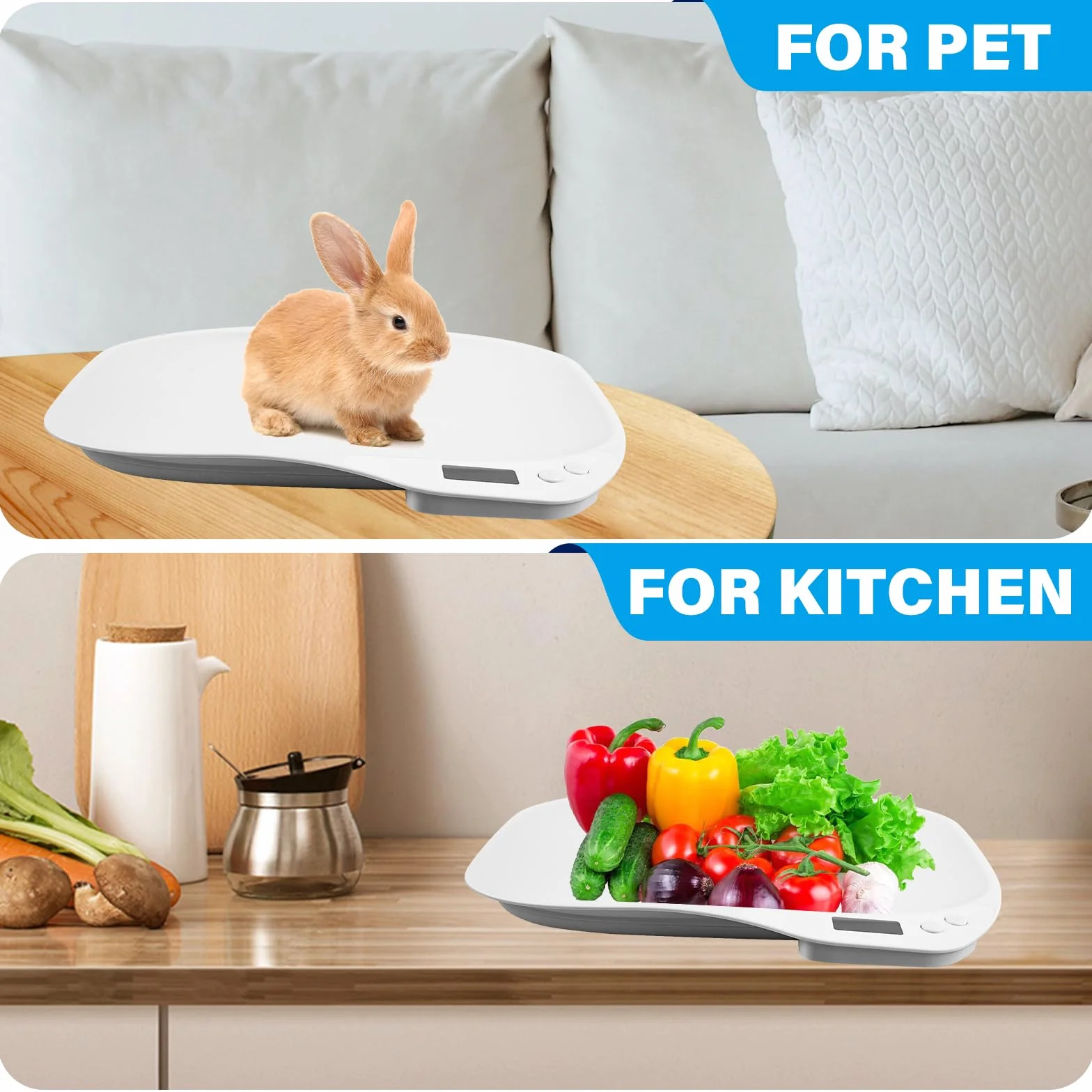 BORDEAG Balance pour Animaux et Pèse-Personne Numérique
