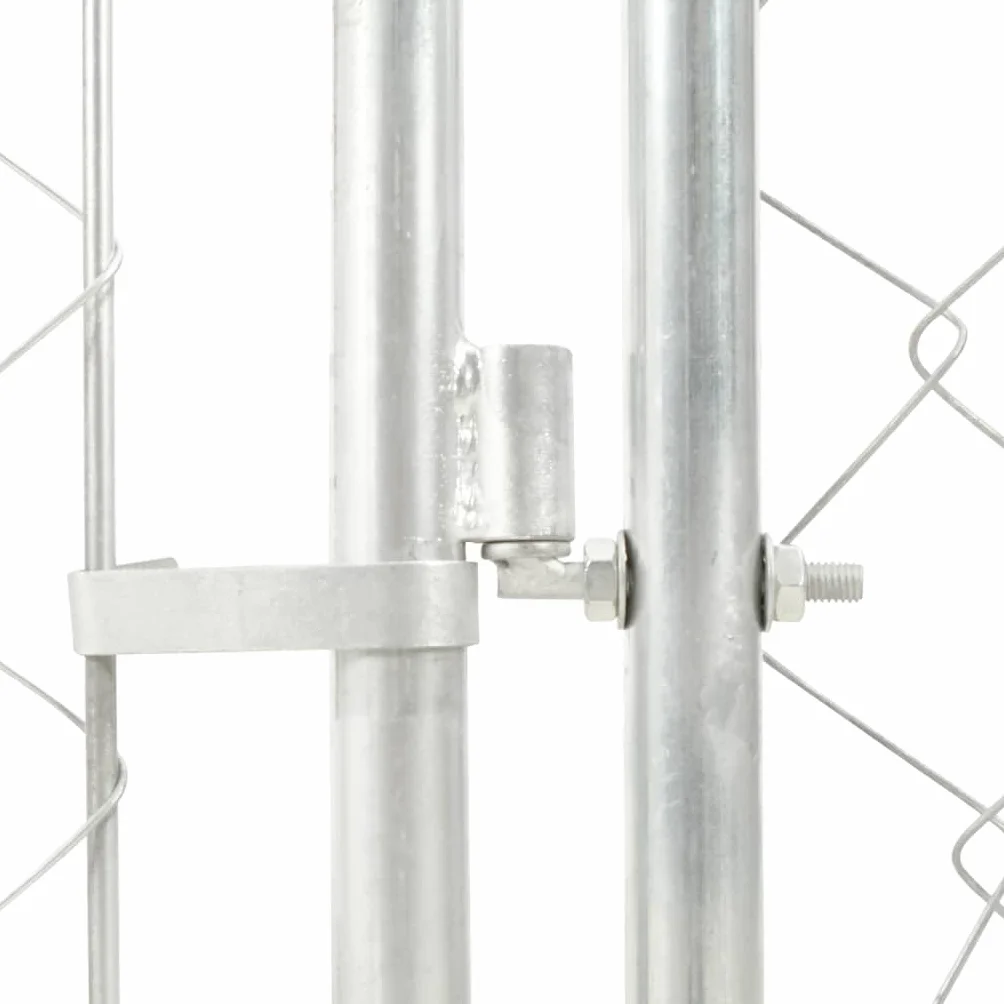 Chenil d extérieur avec toit pour chiens 200x100x125 cm