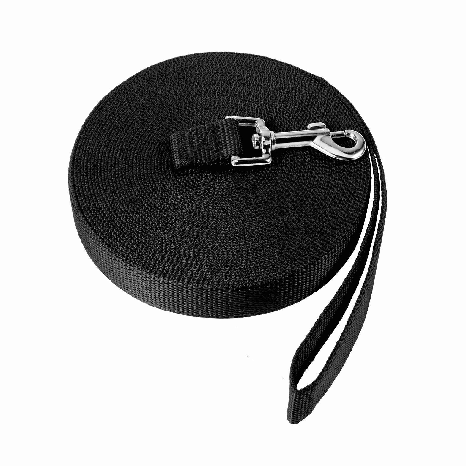 Longe pour Chien 5m 10m 15m Laisse de Dressage Longue Noir