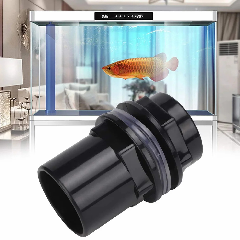 Zerodis 5 Pièces Connecteur de Tuyau d'eau d'Aquarium en PVC, Adaptateurs de Tube d'air Réglables 40mm