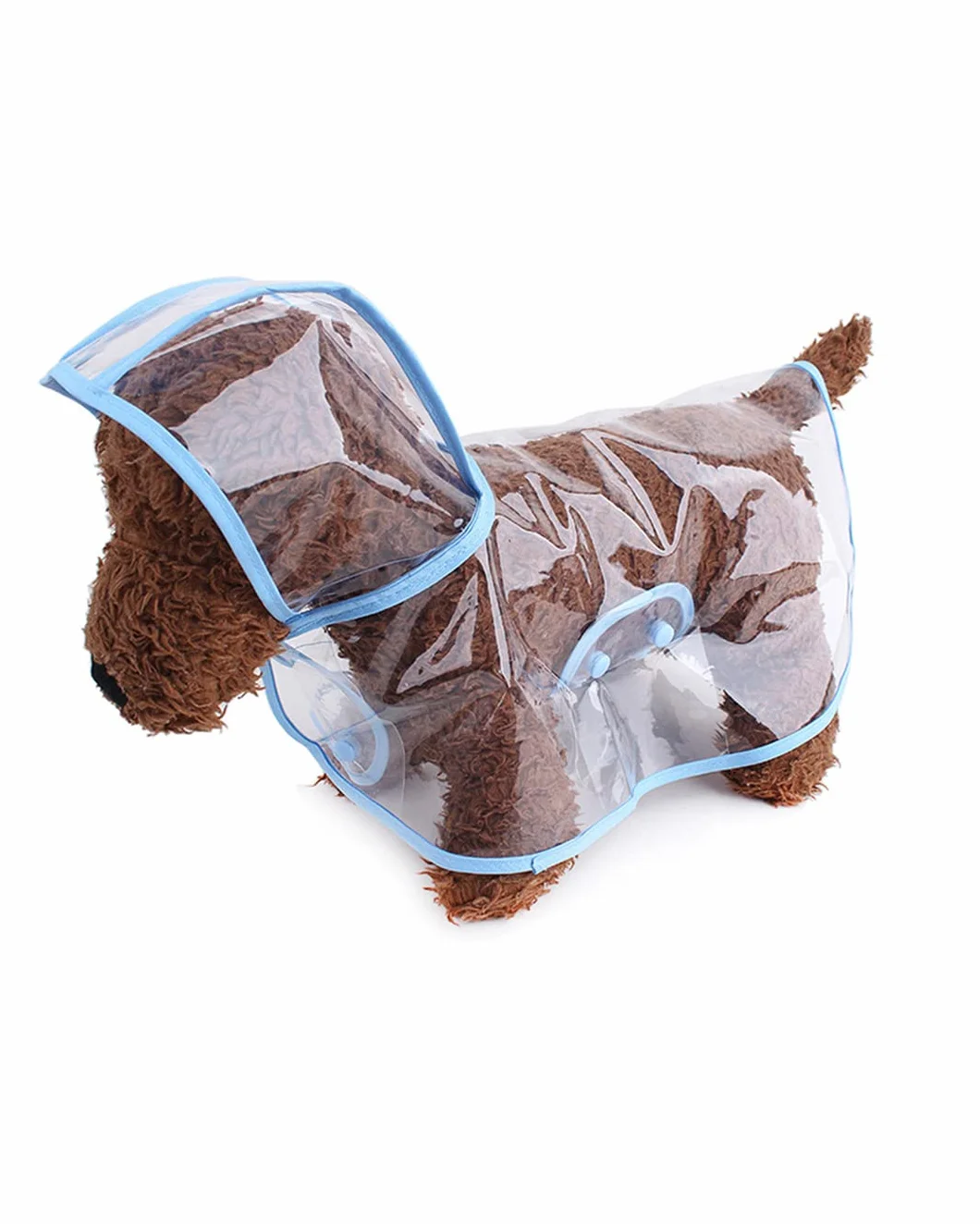 Imperméable pour Chien - Manteau Anti-Pluie Poncho pour Chiens avec Capuche en Nylon Transparent, Réglable et facile à porter, Imperméable et résistant au vent pour Chiens de Petite et Moyenne (XL)