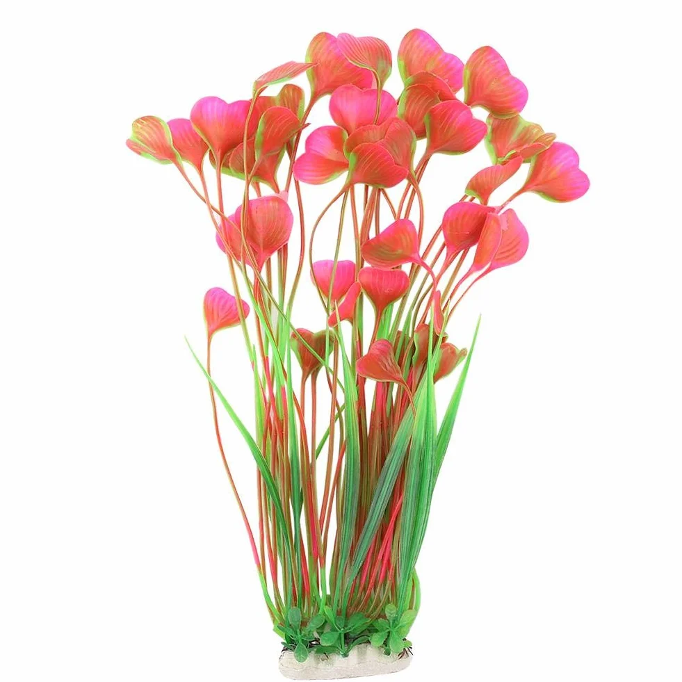 HEEPDD Plantes d'aquarium artificielles Simulation, décorations réservoir Poissons Plastique herbe eau