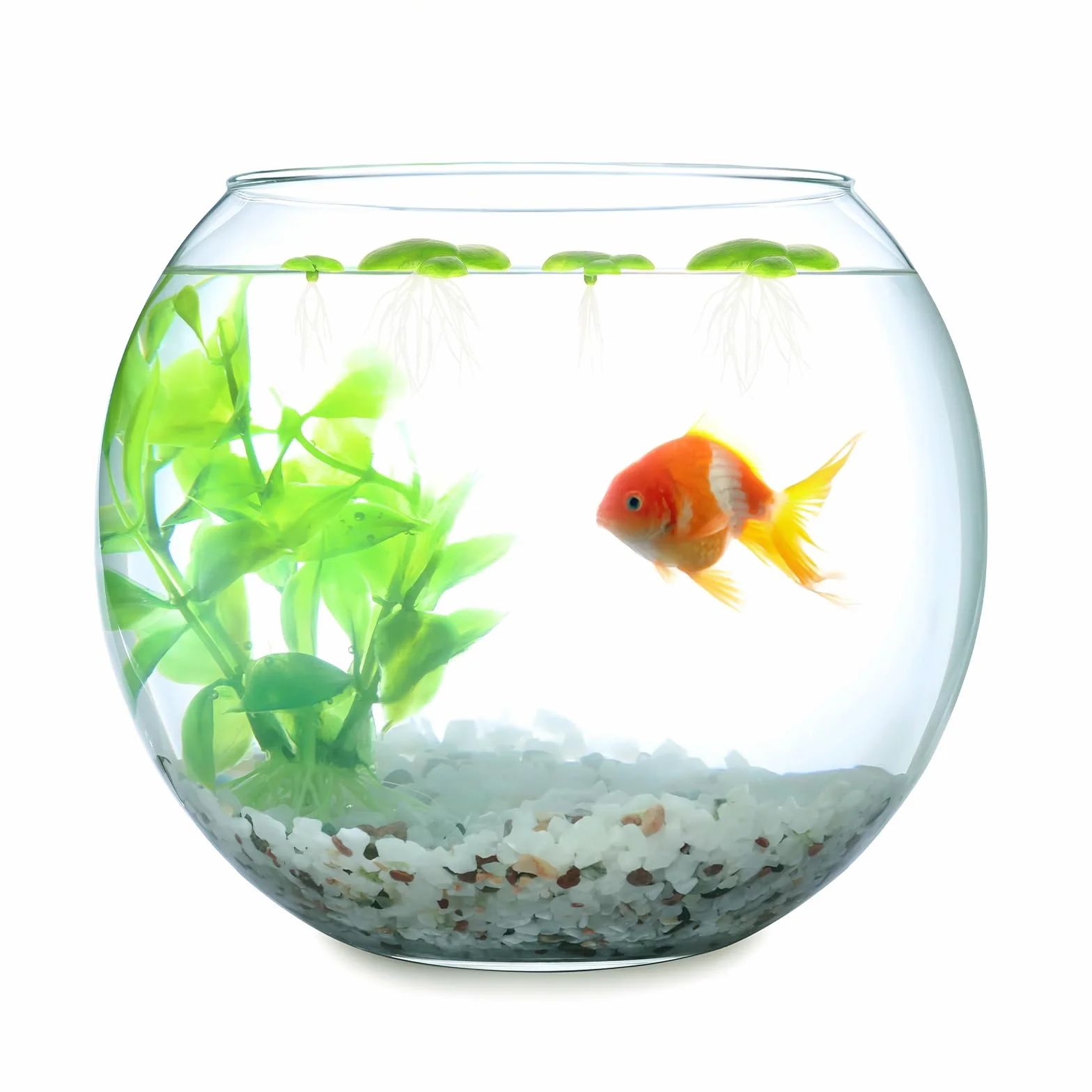 Lot de 2 paquets de 36 lentilles d'eau - Mini étang - Plantes flottantes - Décoration d'aquarium