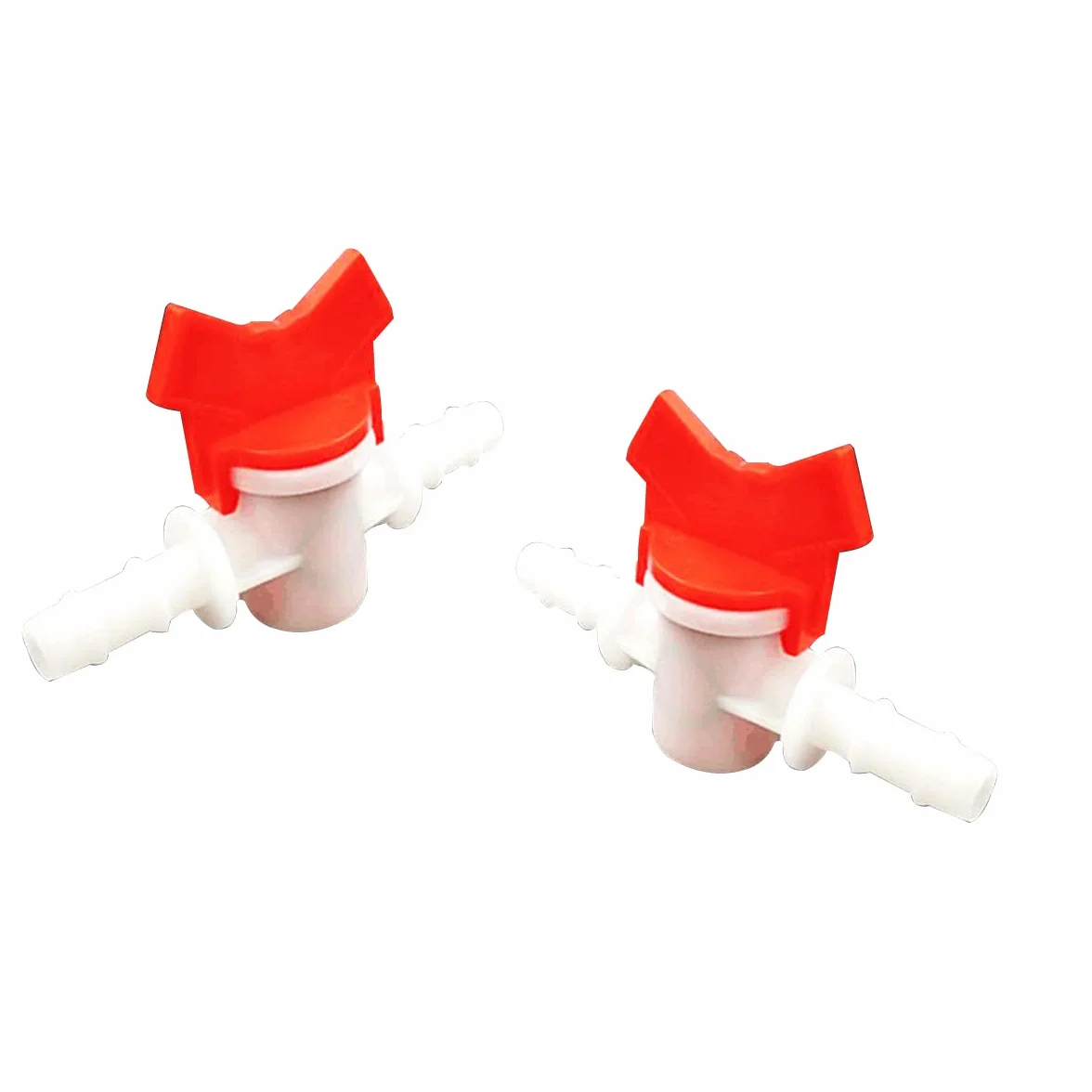 2 Pièces Régulateur Pompe à Eau, 10 mm Connecteur Rapide Régulateur de Débits Pompe à Eau Vannes d'Arrêt Droites Valve Interrupteur Débit D'eau pour Tuyau