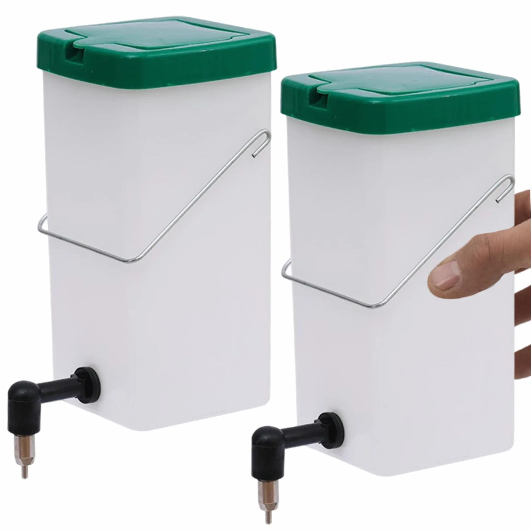 Bouteille d'eau de Lapin 1l Acier Inoxydable Mamelon pour Petit Animal