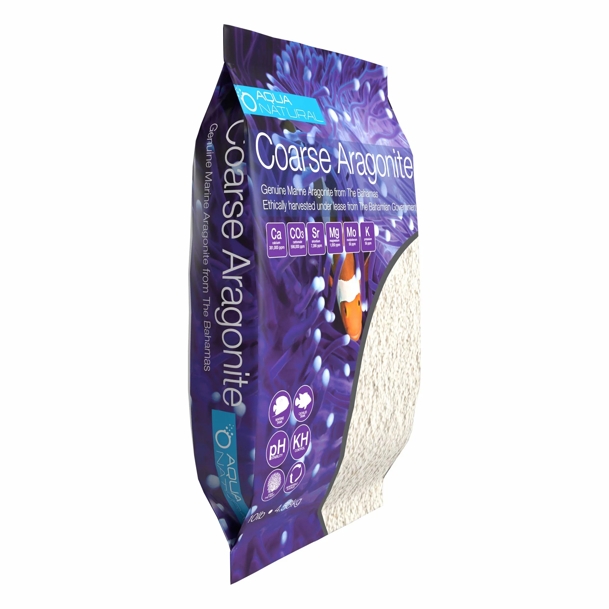 Aragonite grossière 4,5 kg Sable pour récif Aquariums Marins