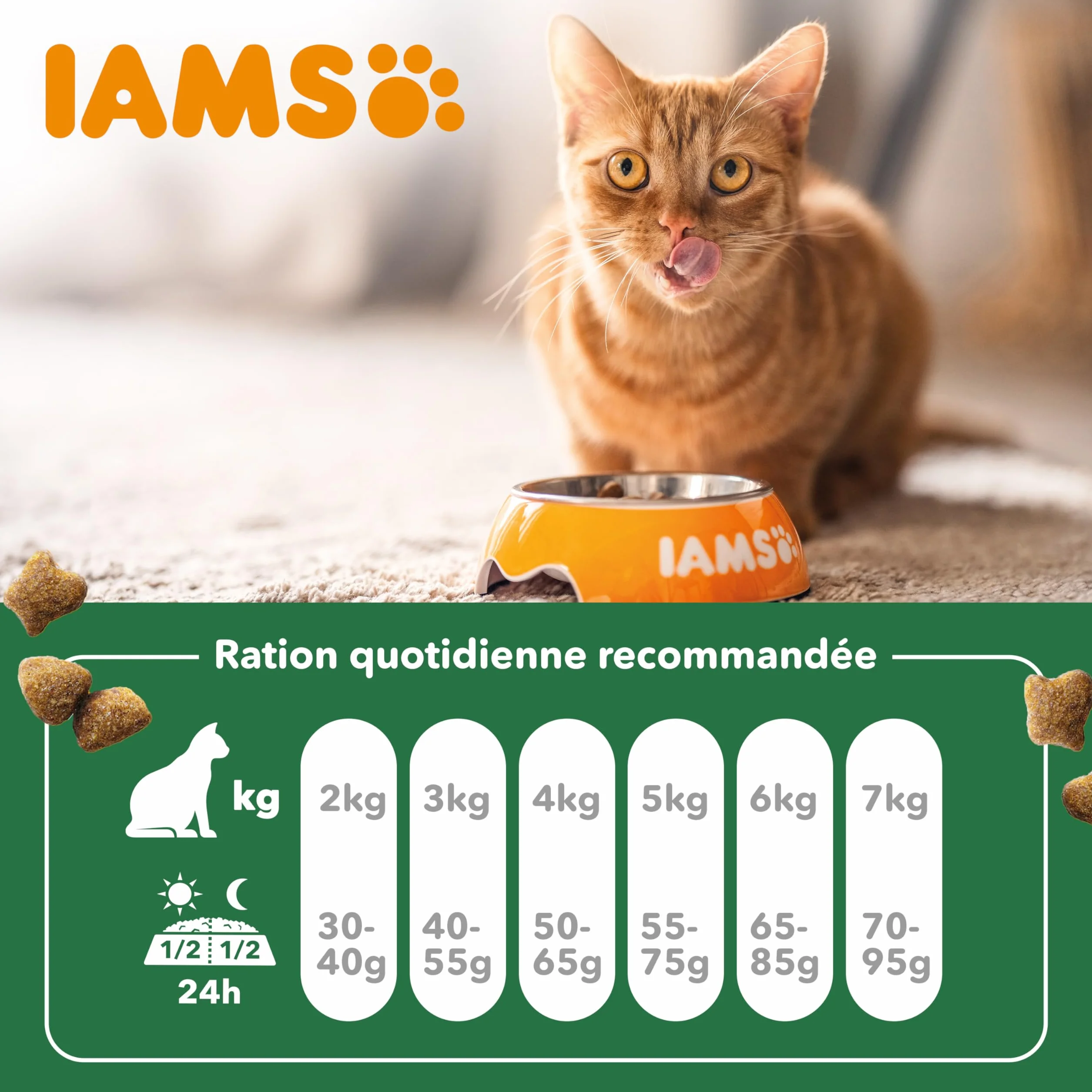 IAMS Vitality Croquettes Premium Chats Adultes Agneau 1,5 kg Sac Refermable