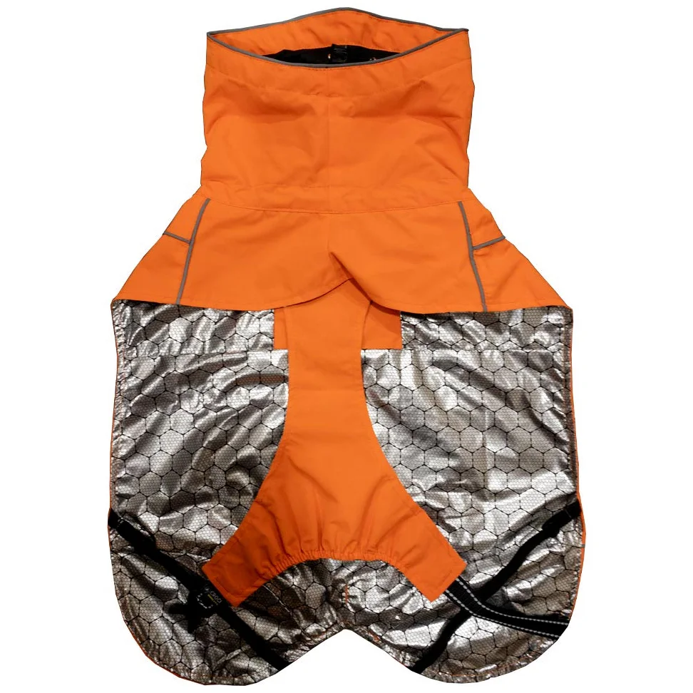 Croci Randonnée - Manteau pour Chien, Imperméable pour Chien, Makalu, Doublure Thermorégulatrice, Couleur Orangetaille 40 cm - 195 g