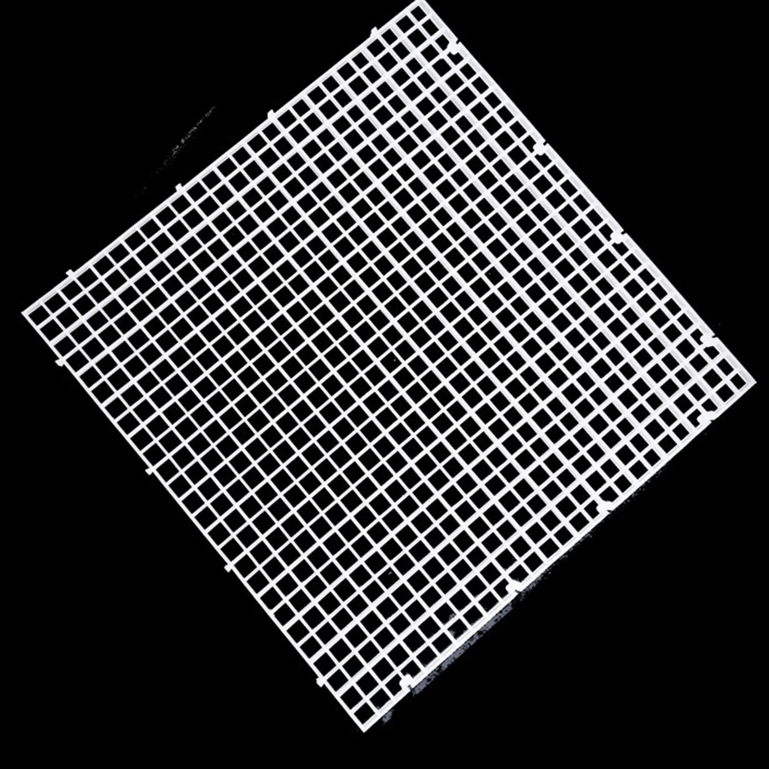 Couvercle d'aquarium 30 x 30 cm 4 panneaux de grille filtrante anti-saut pour terrarium tortue