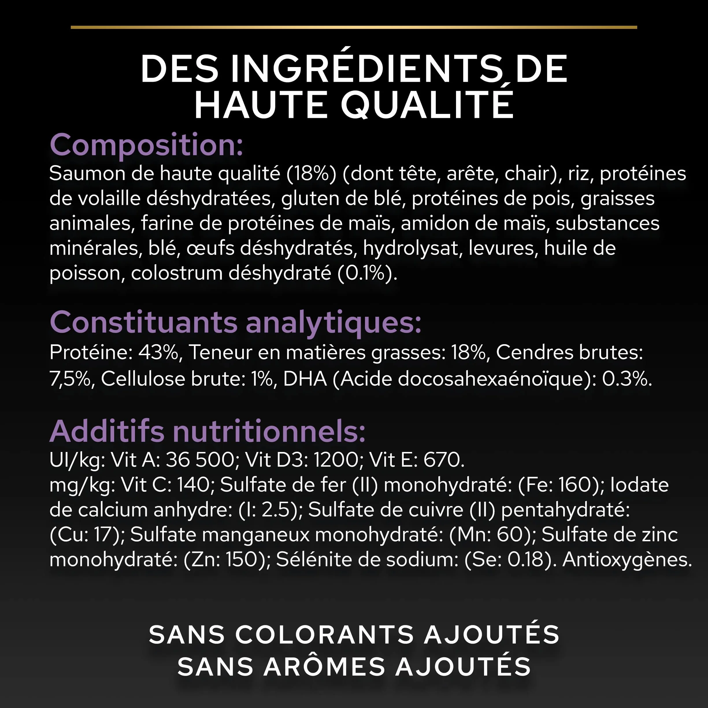 PURINA PRO PLAN Croquettes pour Chaton Stérilisé Saumon 3kg